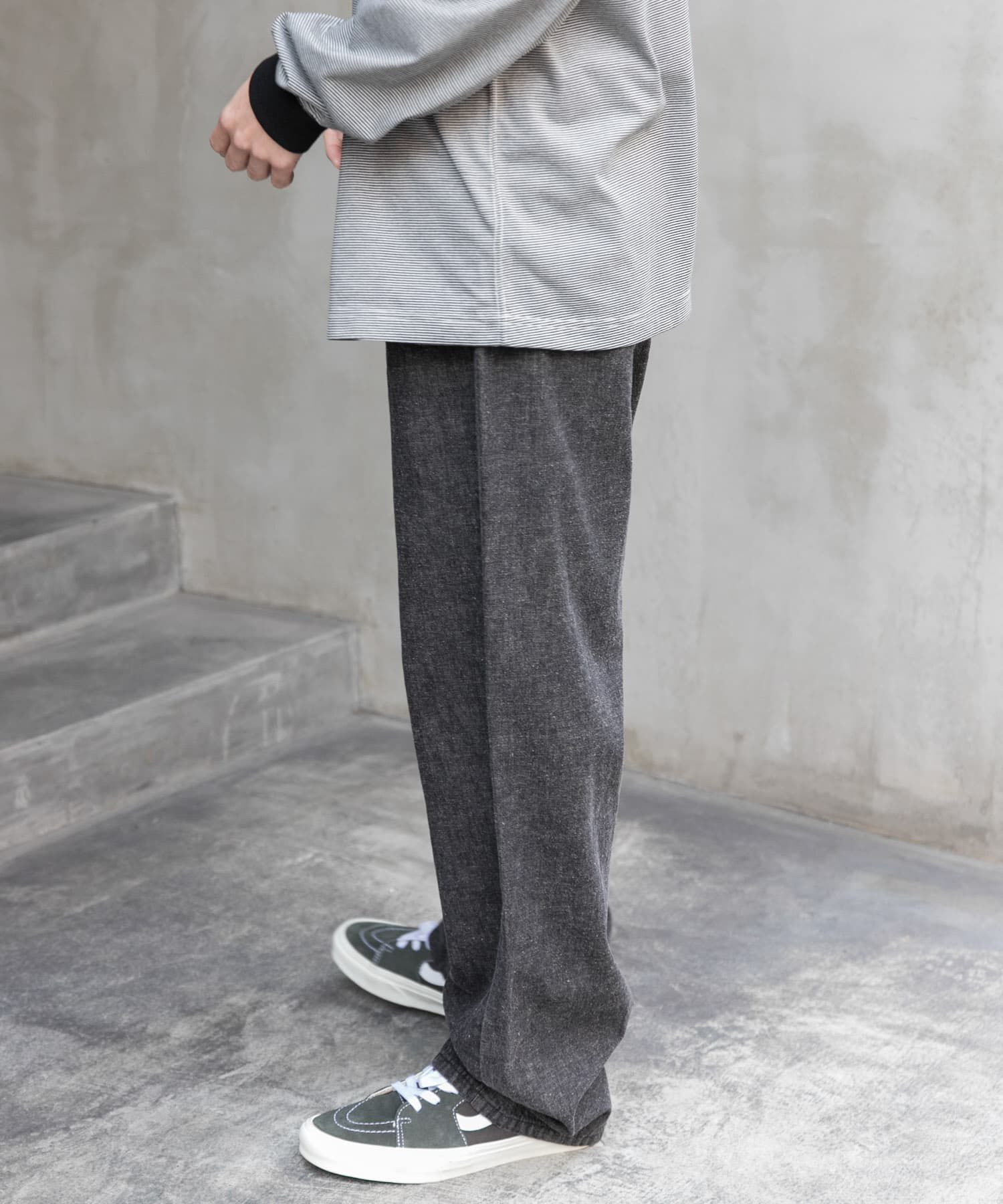 URBAN RESEARCH DOORS「FORK&SPOON　綿麻デニム5ポケットパンツ」|デニム|