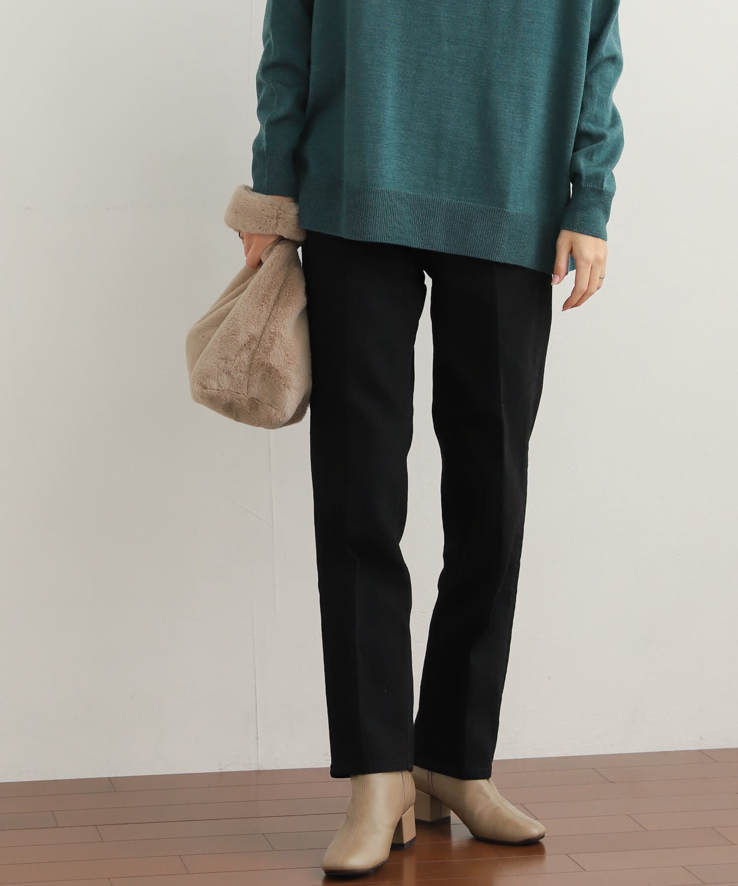 URBAN RESEARCH DOORS「ハイライズデニムパンツ」|デニム|