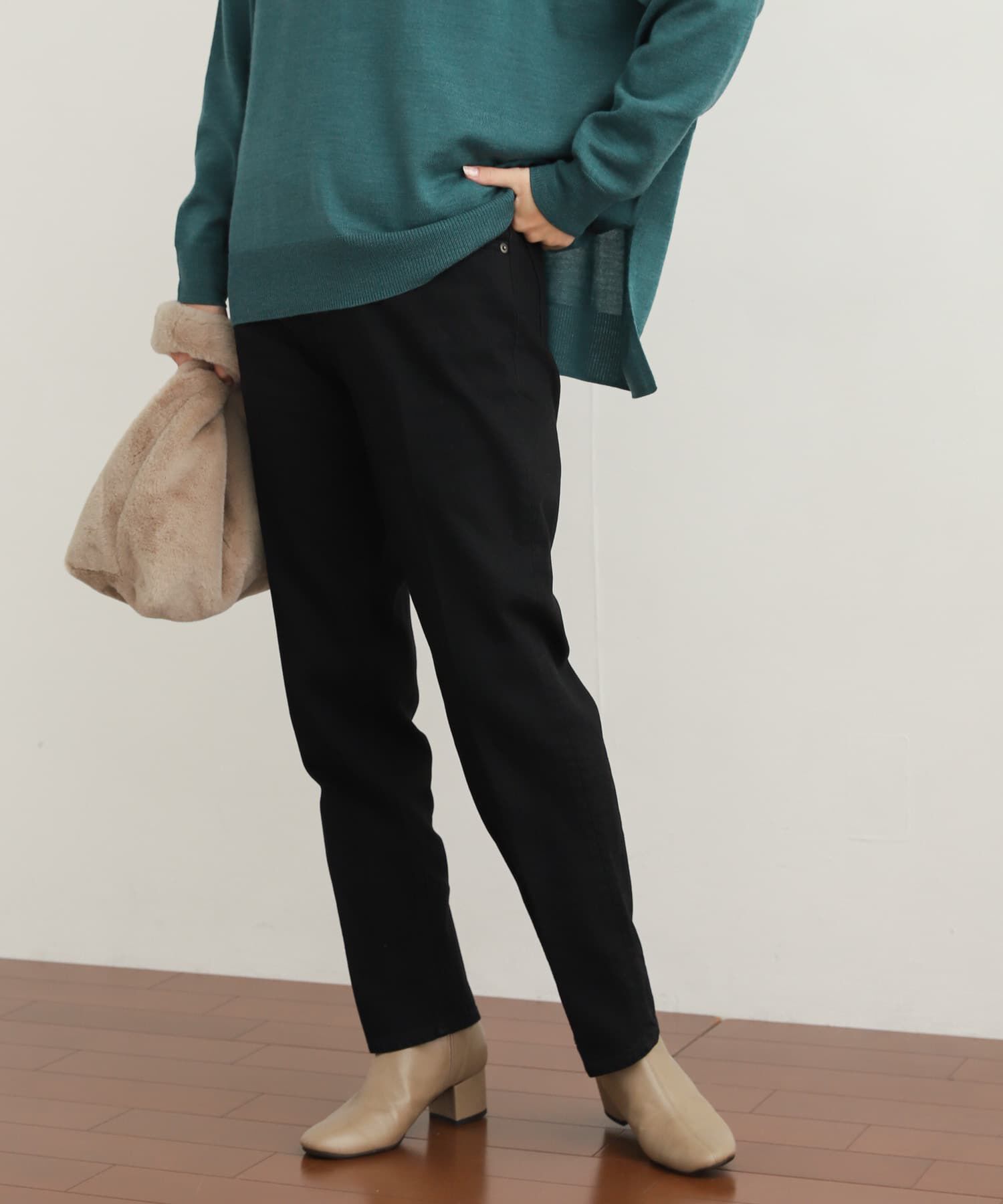 URBAN RESEARCH DOORS「ハイライズデニムパンツ」|デニム|