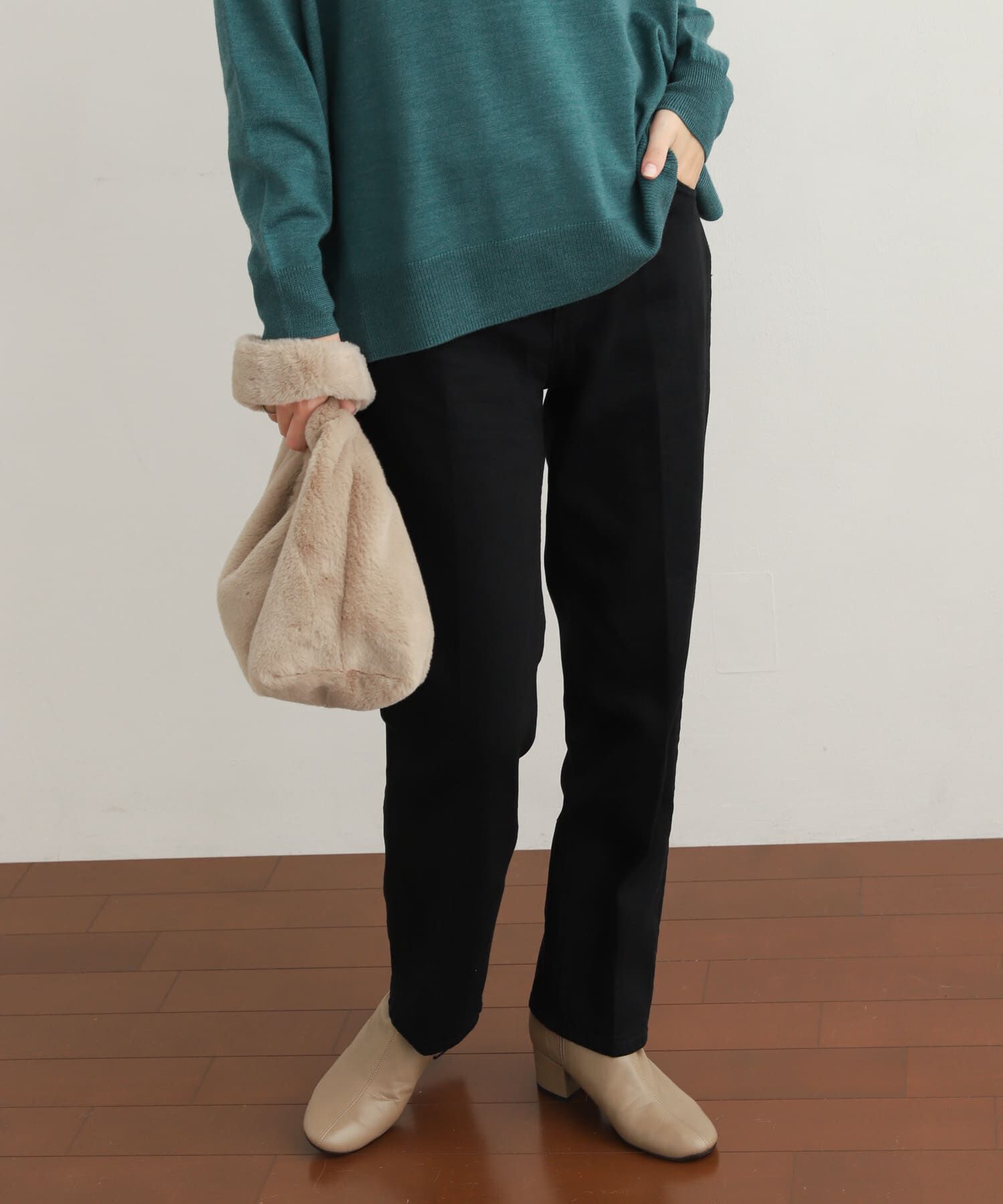 URBAN RESEARCH DOORS「ハイライズデニムパンツ」|デニム|