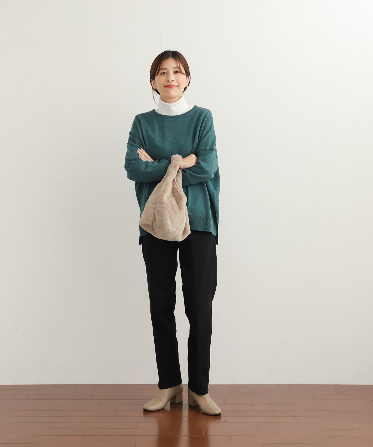 URBAN RESEARCH DOORS「ハイライズデニムパンツ」|デニム|