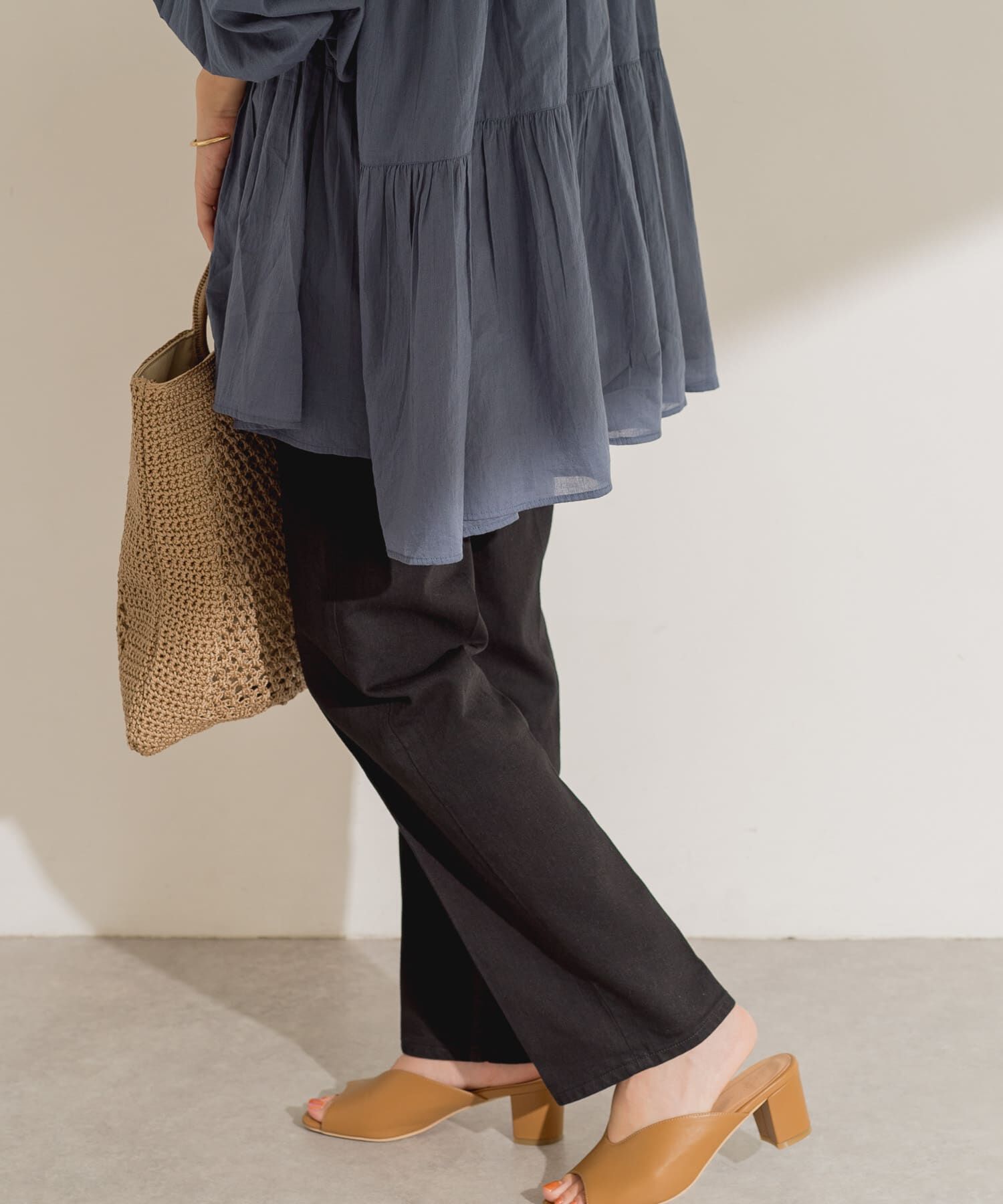 URBAN RESEARCH DOORS「ハイライズデニムパンツ」|デニム|