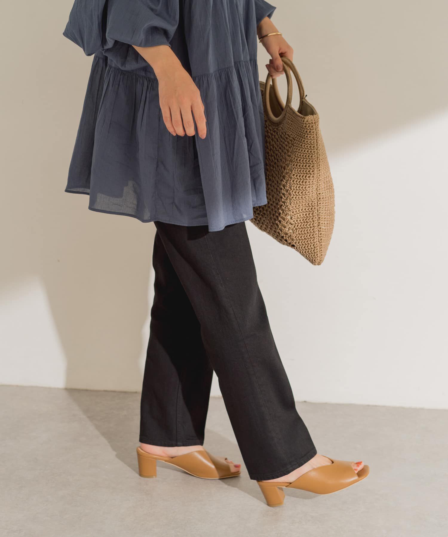 URBAN RESEARCH DOORS「ハイライズデニムパンツ」|デニム|