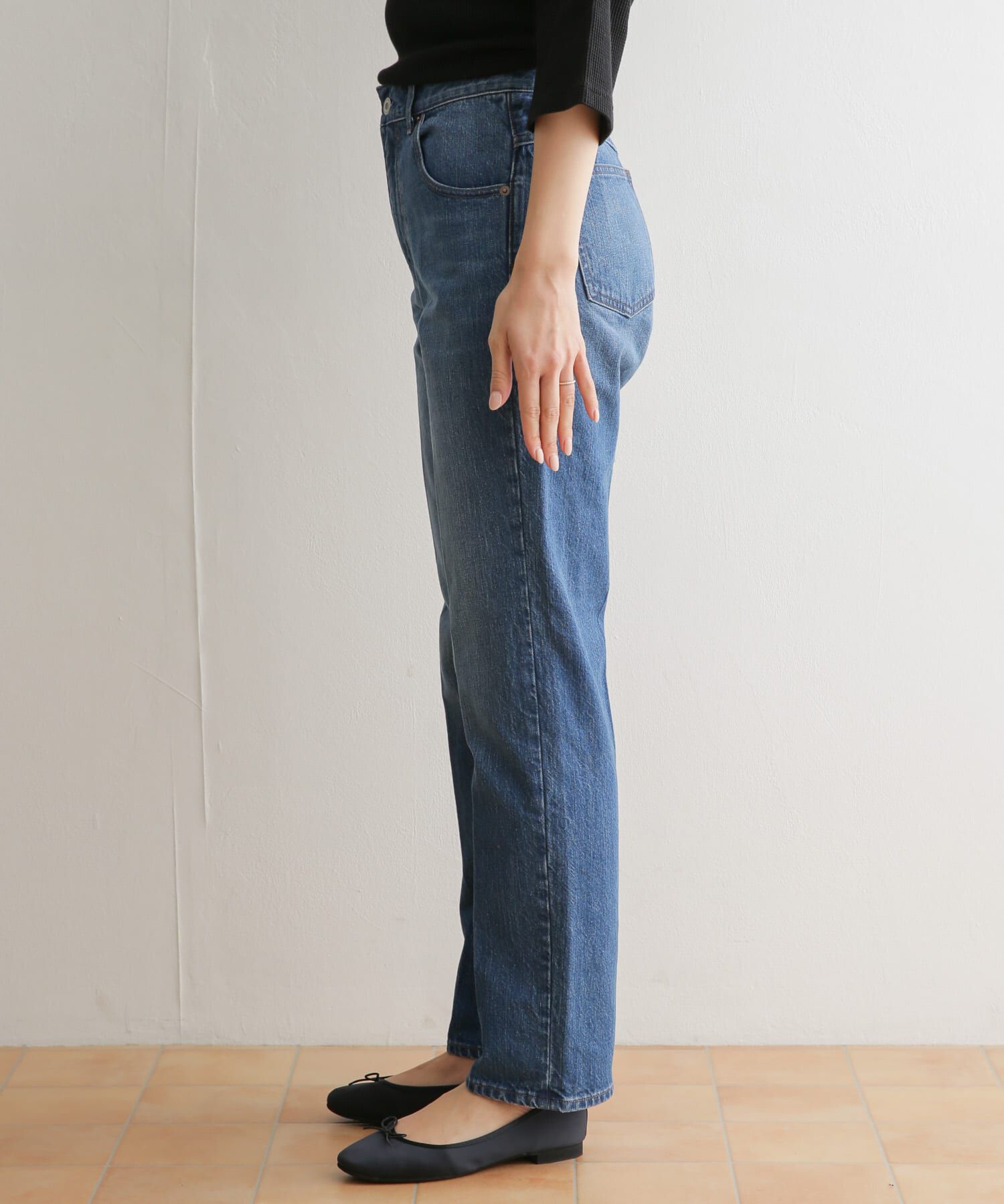 URBAN RESEARCH DOORS「ハイライズデニムパンツ」|デニム|