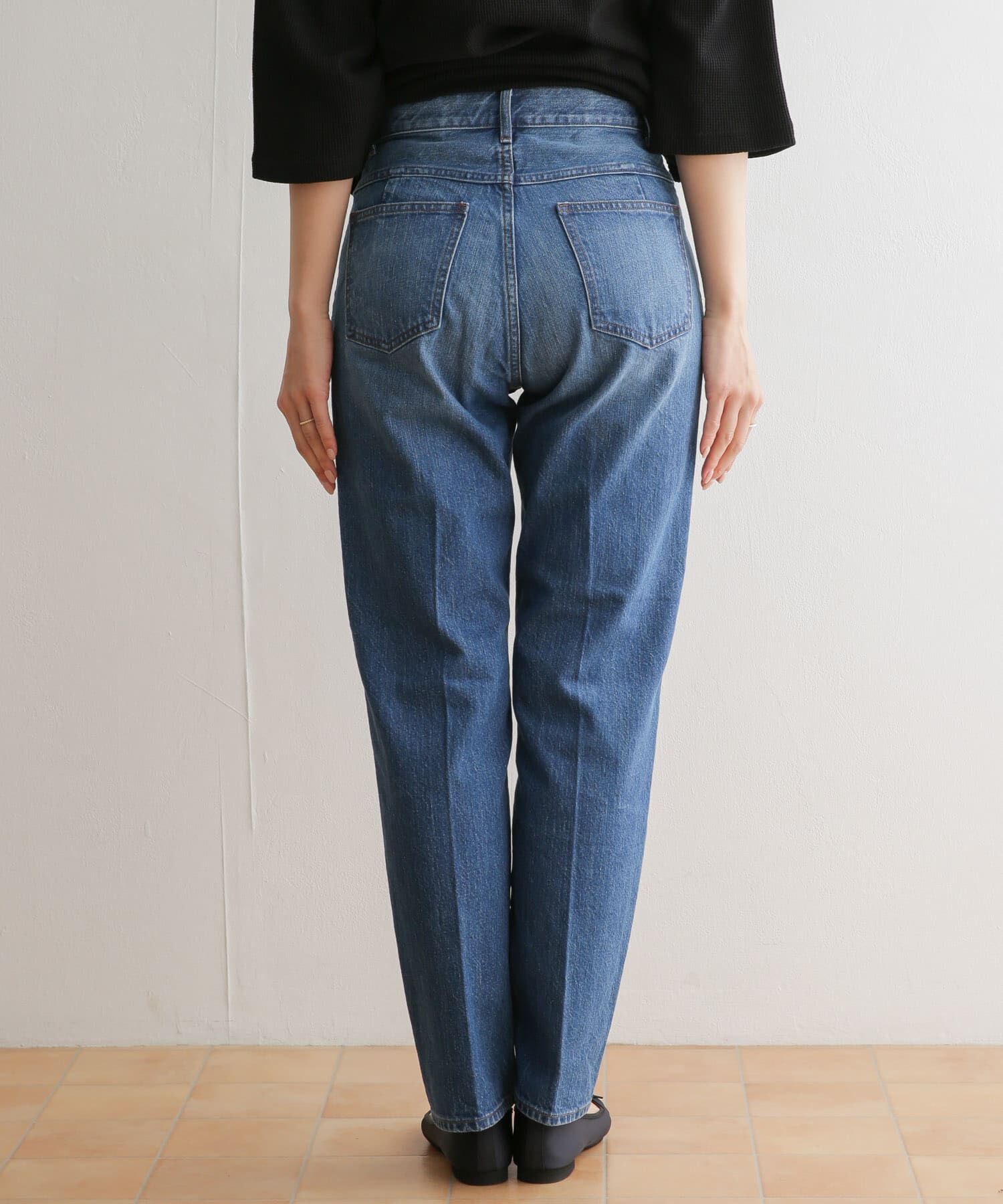 URBAN RESEARCH DOORS「ハイライズデニムパンツ」|デニム|