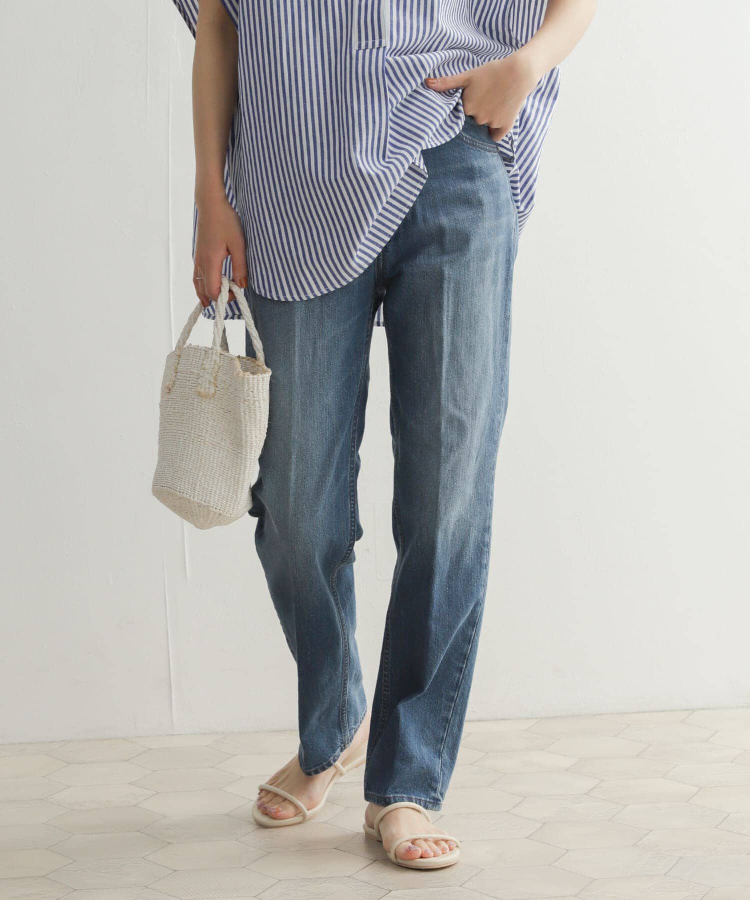 URBAN RESEARCH DOORS「ハイライズデニムパンツ」|デニム|