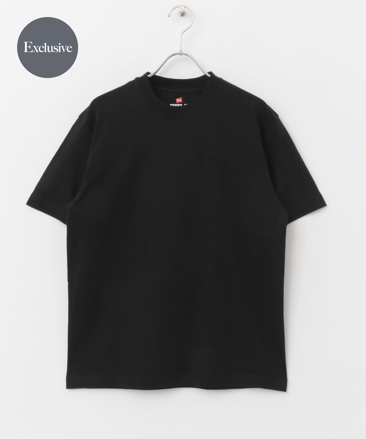 URBAN RESEARCH DOORS「『別注』Hanes&times;DOORS　BEEFY-T DOORS FIT Short-Sleeve」|Tシャツ・カットソー|ブラック