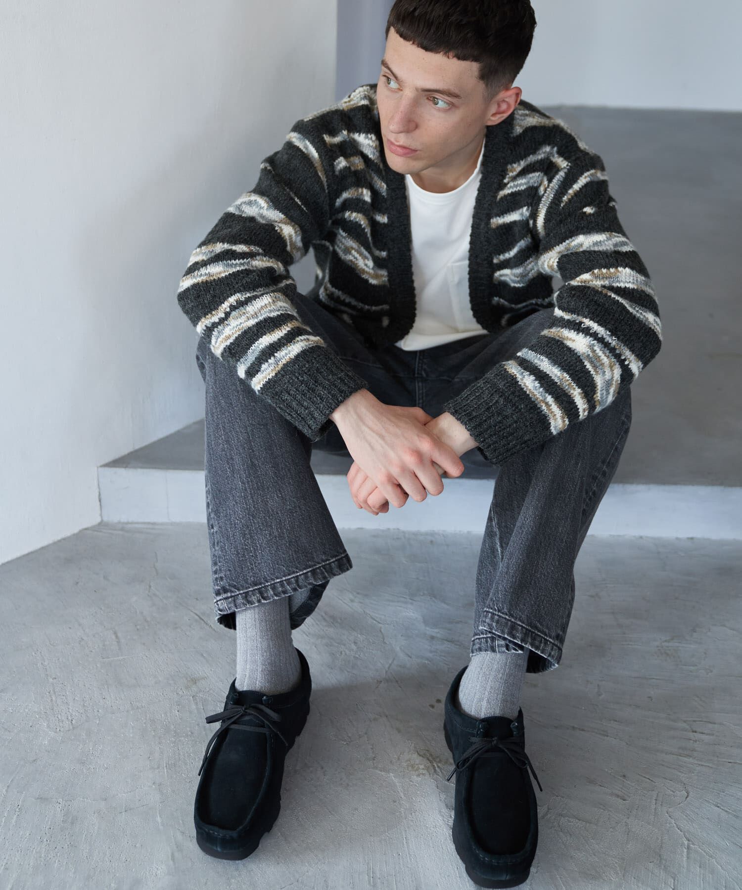 Sonny Label 「タックワイドデニムパンツ」|デニム|