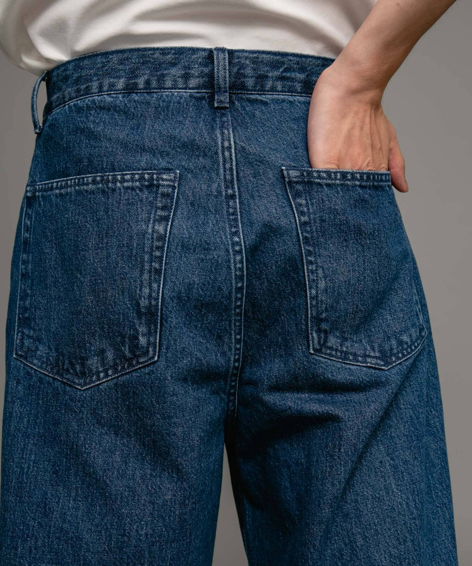 Sonny Label 「タックワイドデニムパンツ」|デニム|