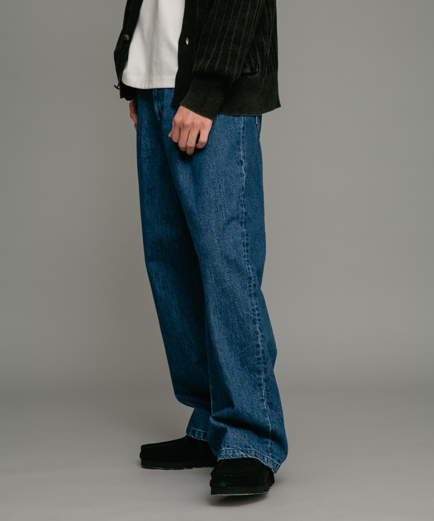 Sonny Label 「タックワイドデニムパンツ」|デニム|