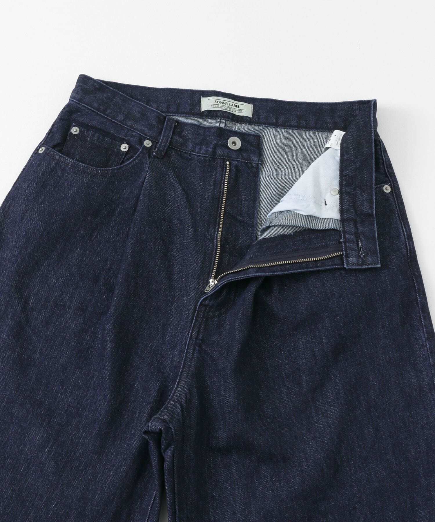 Sonny Label 「タックワイドデニムパンツ」|デニム|