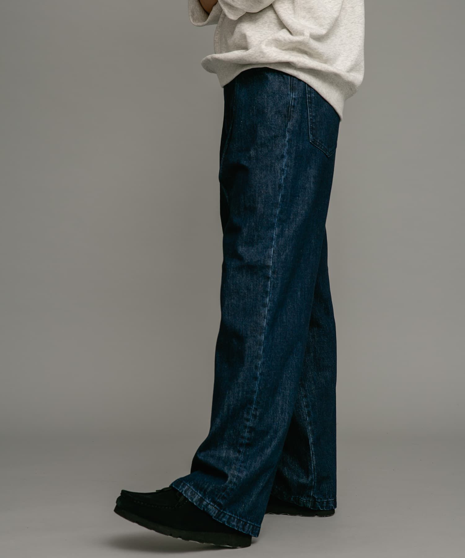 Sonny Label 「タックワイドデニムパンツ」|デニム|