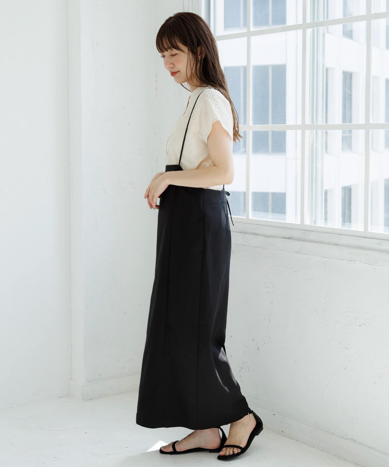 Sonny Label 「『WEB/一部店舗限定』ナローサスペンダースカート」|スカート|