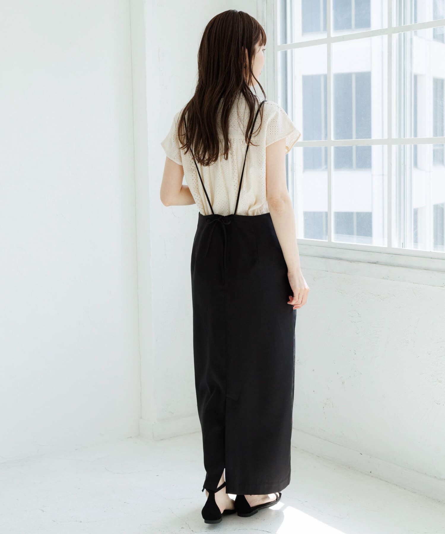 Sonny Label 「『WEB/一部店舗限定』ナローサスペンダースカート」|スカート|