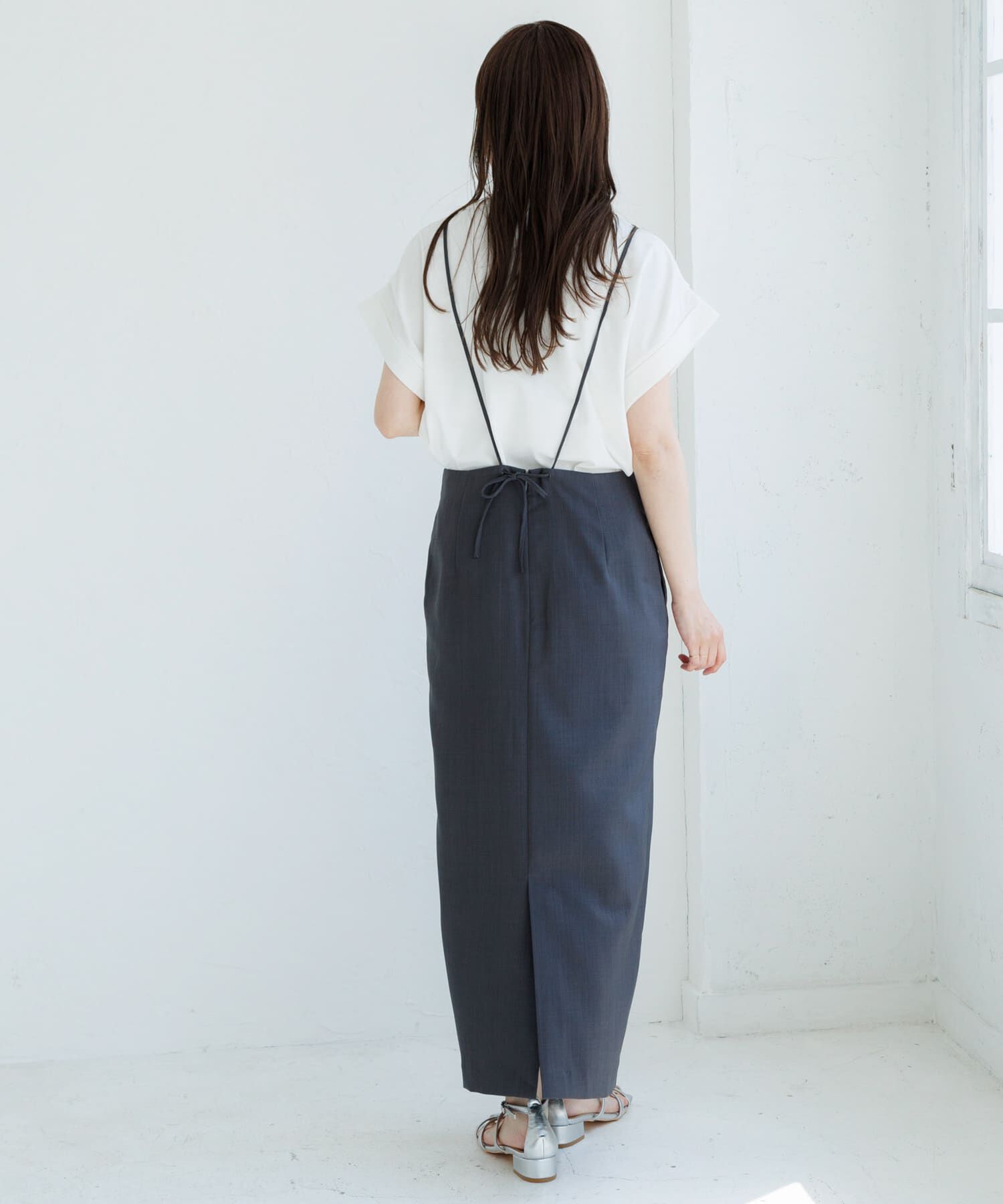 Sonny Label 「『WEB/一部店舗限定』ナローサスペンダースカート」|スカート|