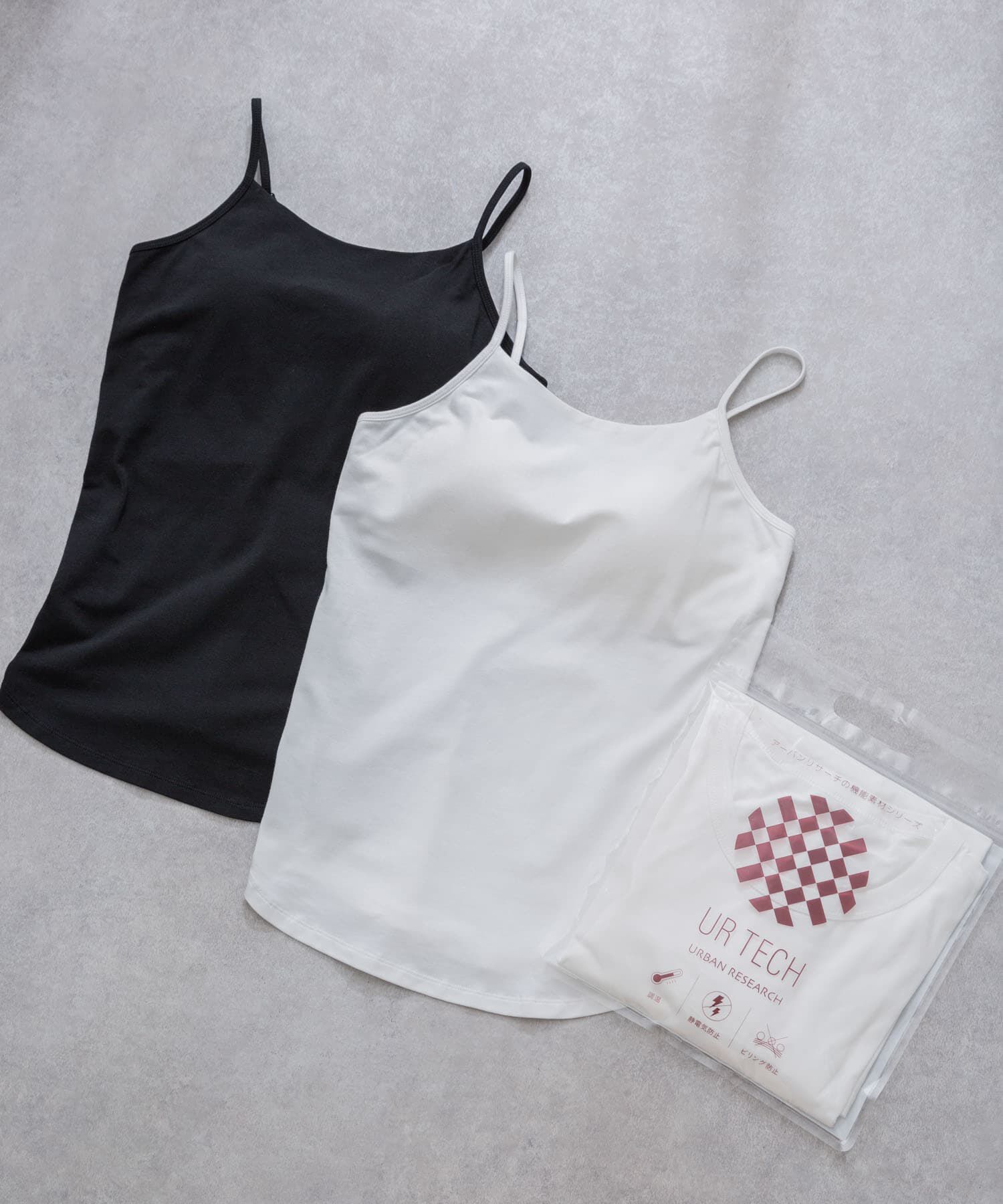 URBAN RESEARCH「『UR TECH』カップ付きキャミソール」|キャミソール|