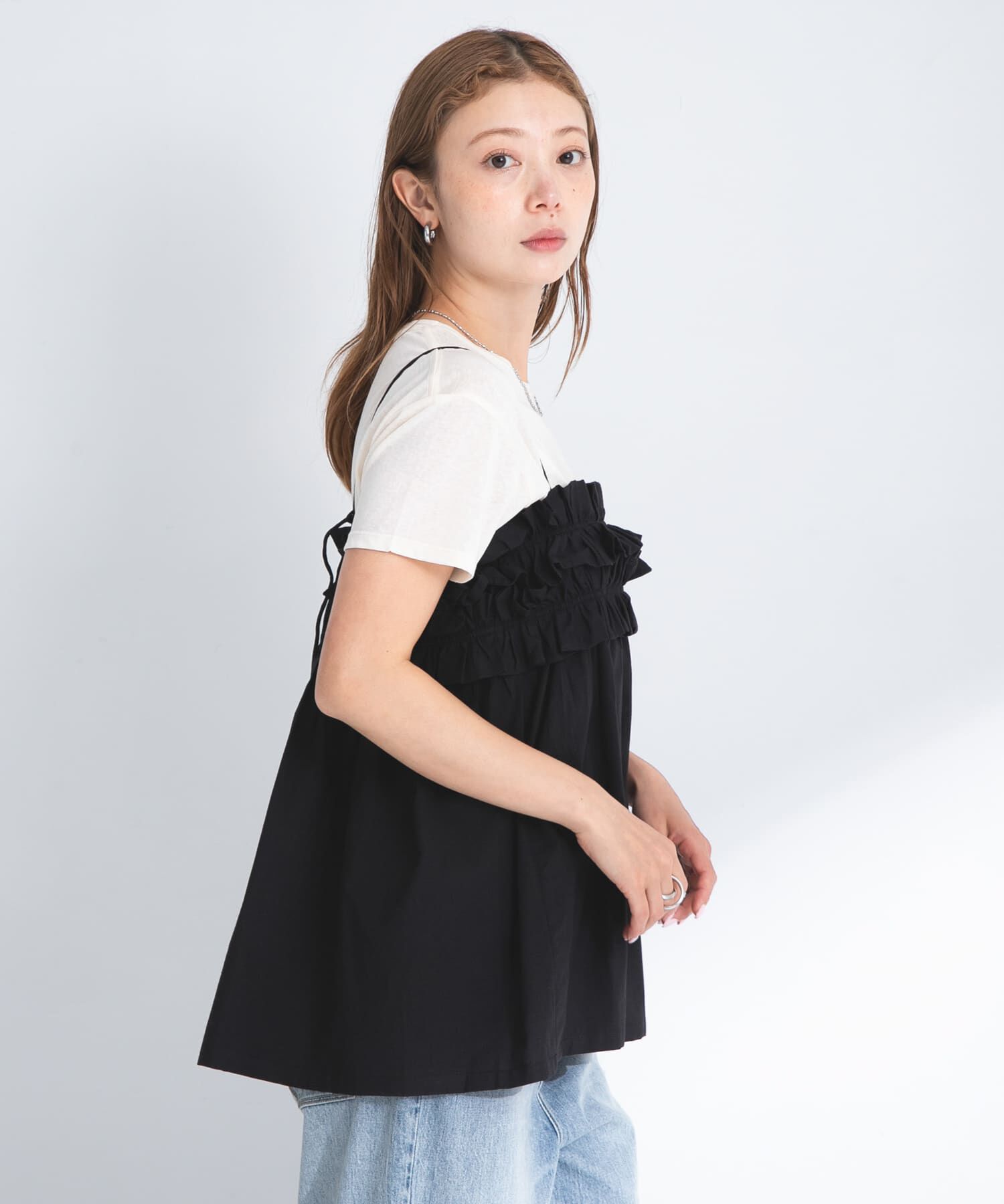 Sonny Label 「コットンフリルキャミソール」|キャミソール|