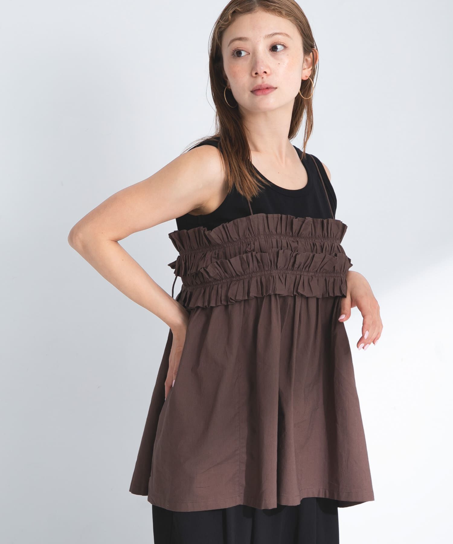 Sonny Label 「コットンフリルキャミソール」|キャミソール|