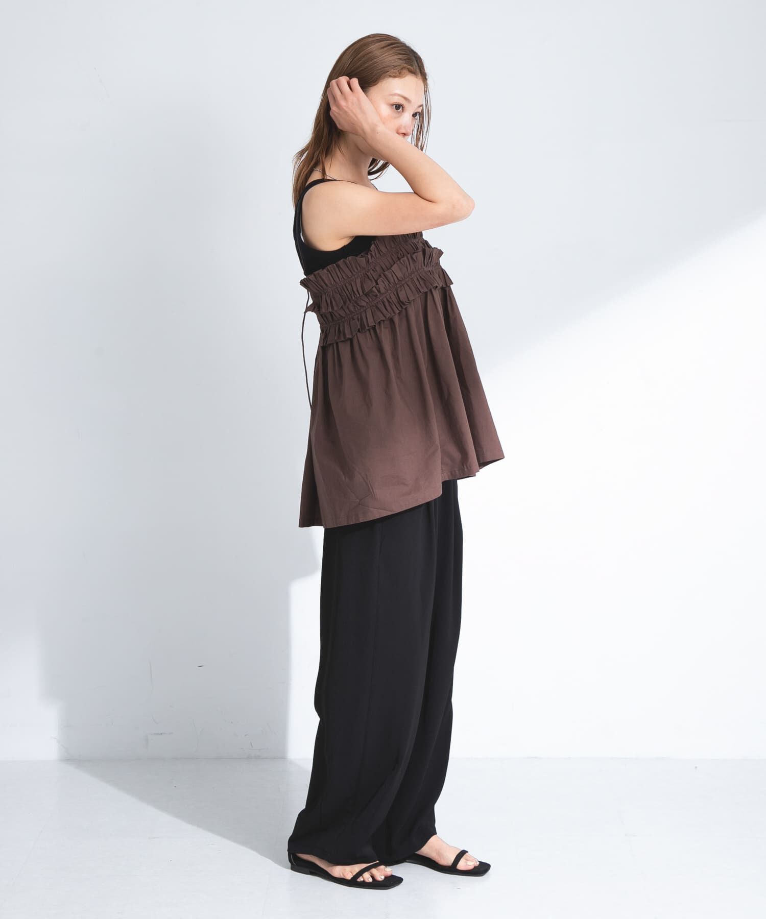 Sonny Label 「コットンフリルキャミソール」|キャミソール|