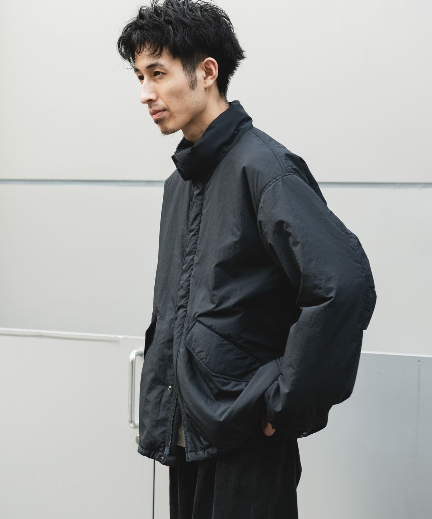 URBAN RESEARCH DOORS「中綿ショートモッズコート」|ミリタリー・モッズコート|