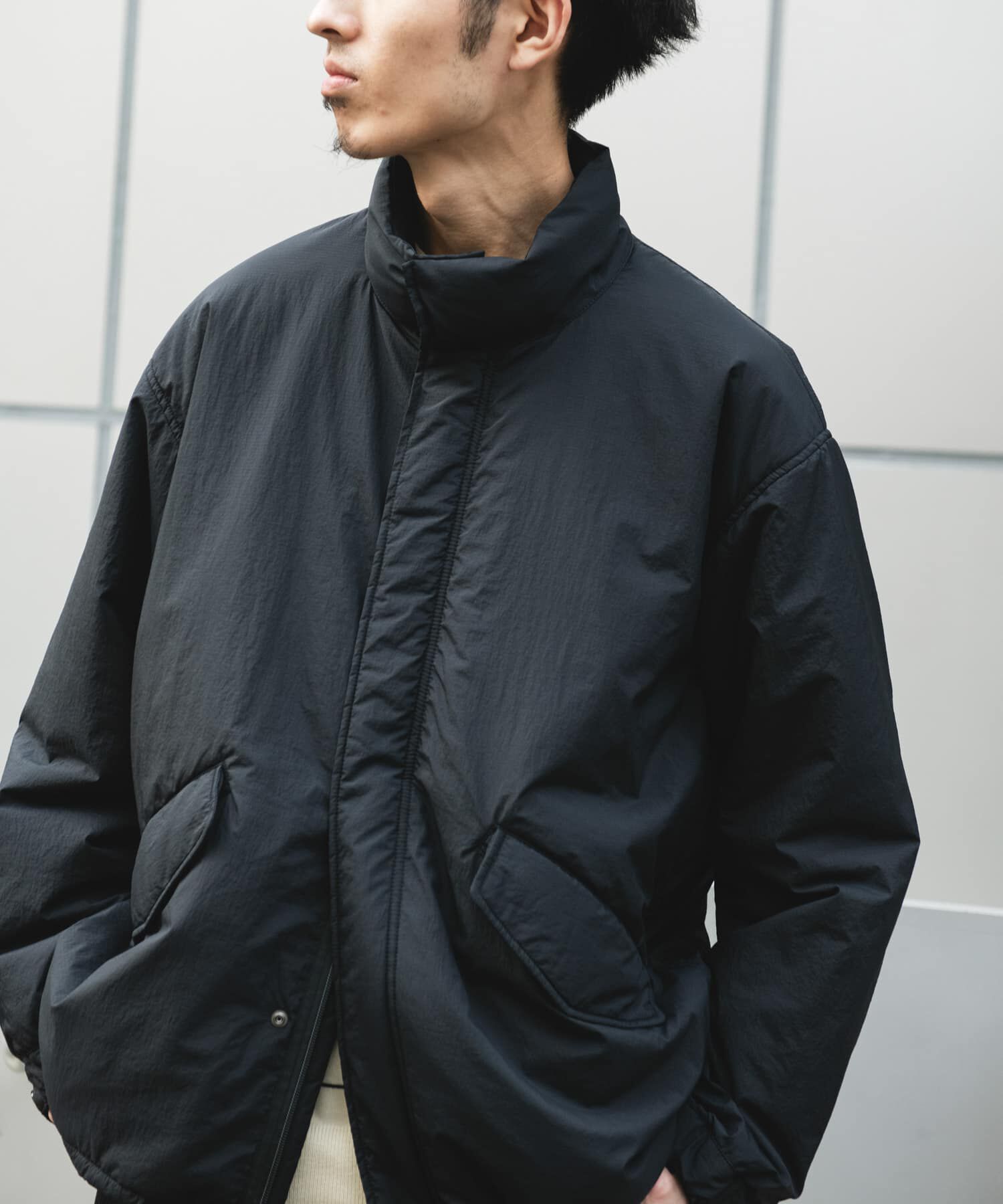 URBAN RESEARCH DOORS「中綿ショートモッズコート」|ミリタリー・モッズコート|