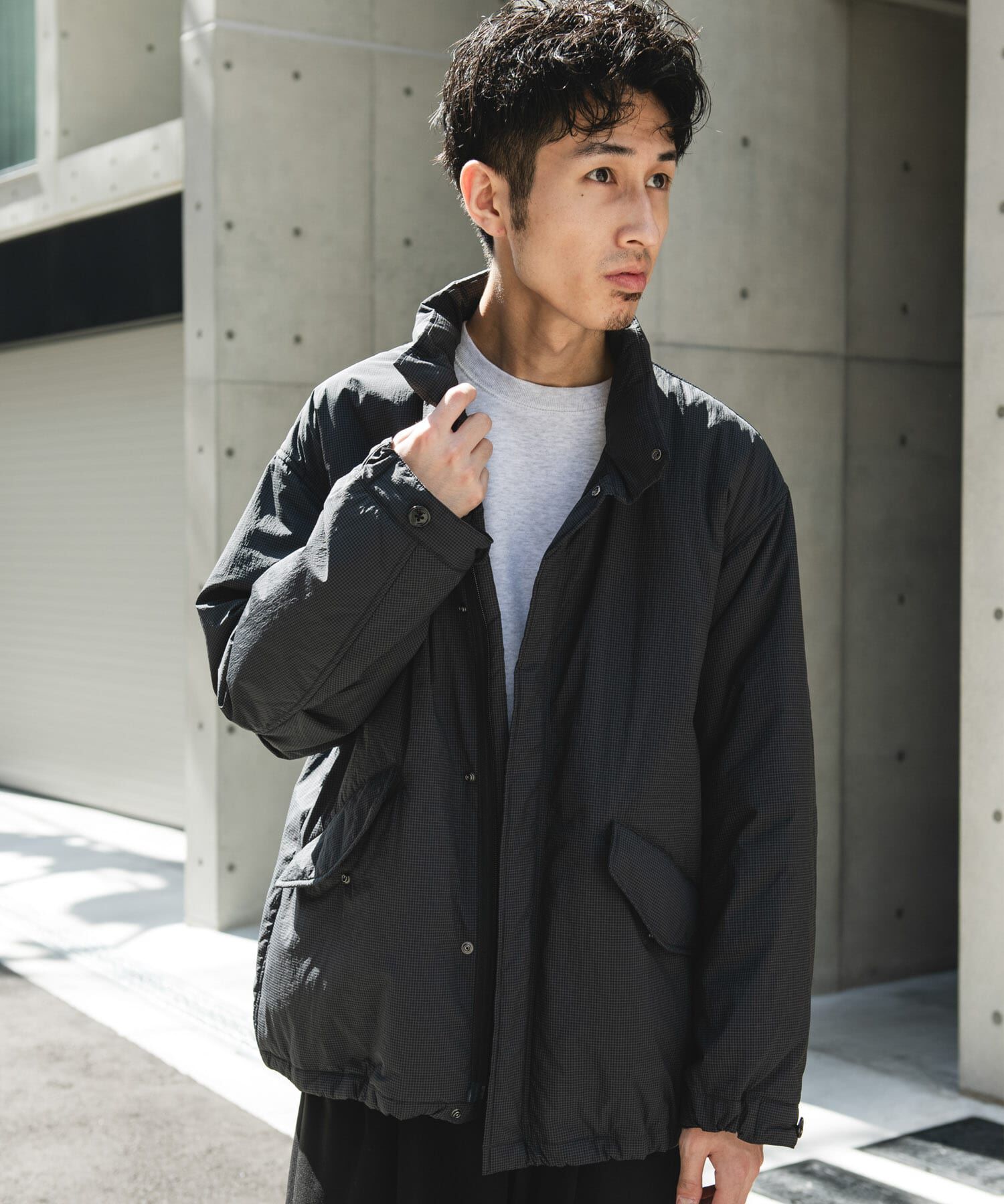 URBAN RESEARCH DOORS「中綿ショートモッズコート」|ミリタリー・モッズコート|