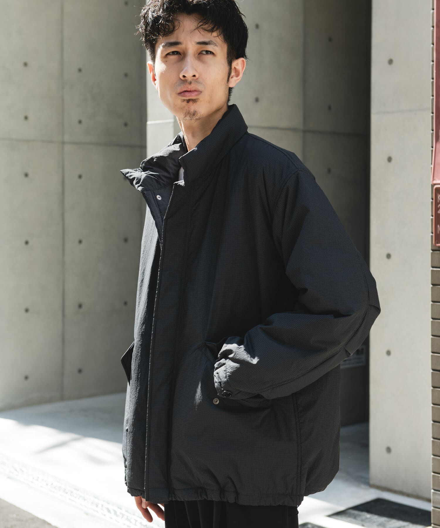 URBAN RESEARCH DOORS「中綿ショートモッズコート」|ミリタリー・モッズコート|