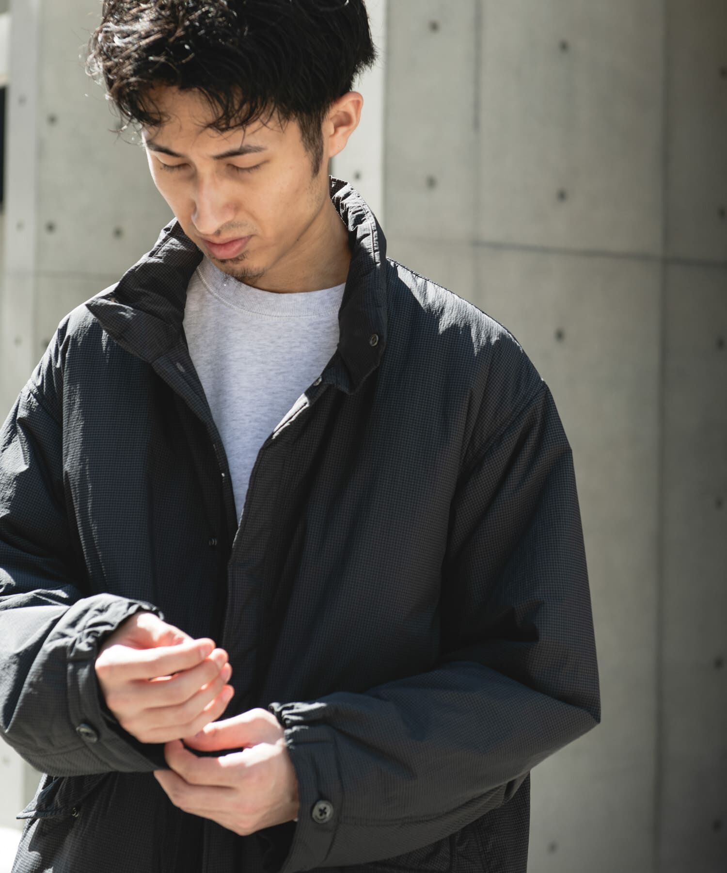 URBAN RESEARCH DOORS「中綿ショートモッズコート」|ミリタリー・モッズコート|