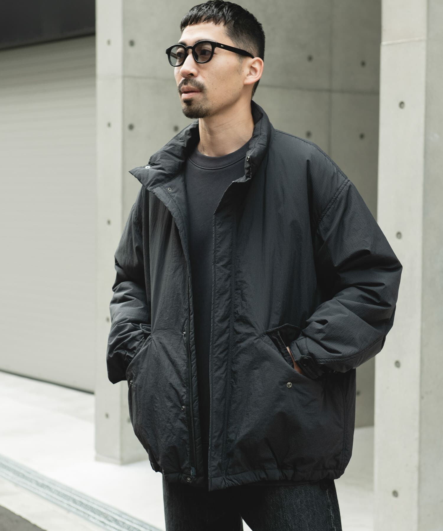 URBAN RESEARCH DOORS「中綿ショートモッズコート」|ミリタリー・モッズコート|