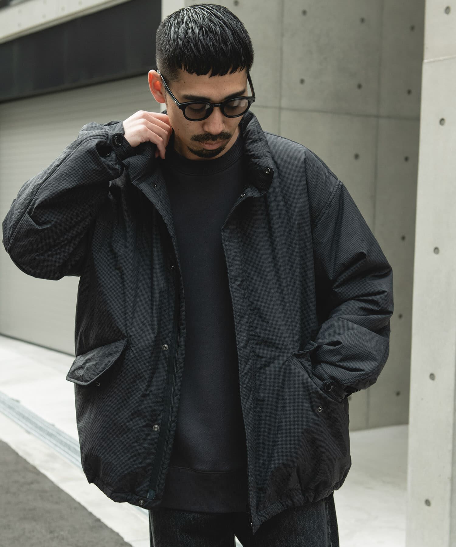 URBAN RESEARCH DOORS「中綿ショートモッズコート」|ミリタリー・モッズコート|