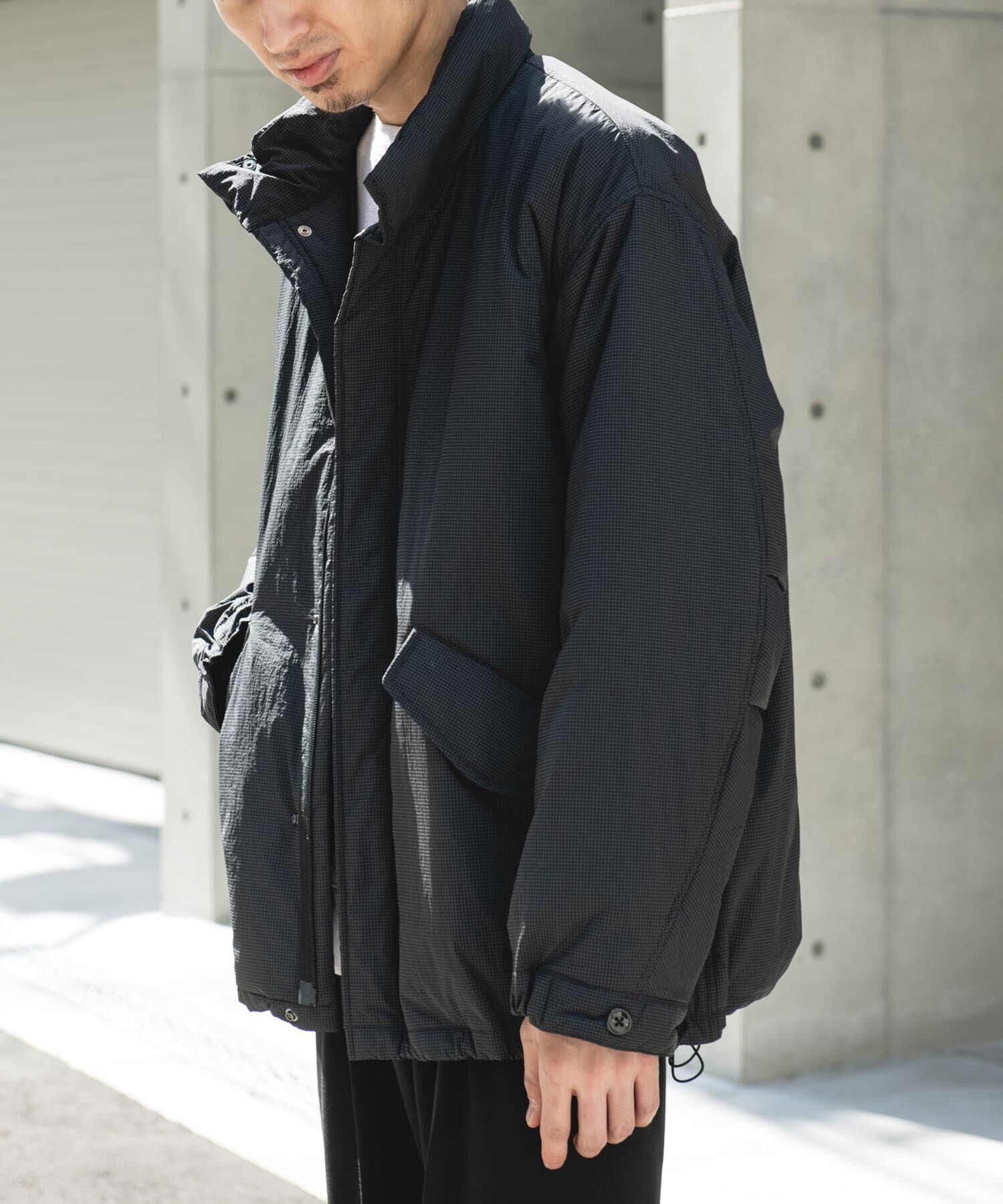 URBAN RESEARCH DOORS「中綿ショートモッズコート」|ミリタリー・モッズコート|