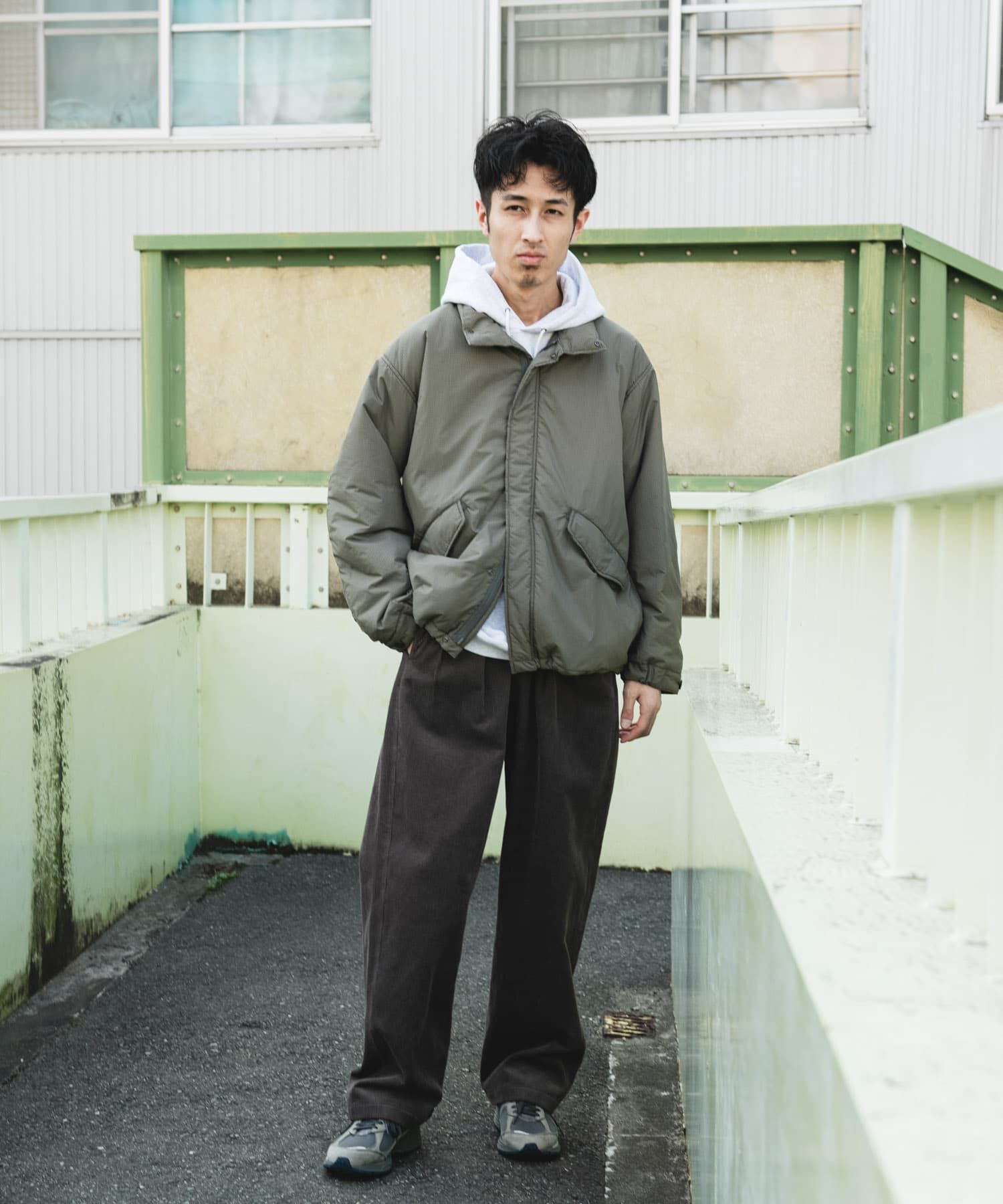 URBAN RESEARCH DOORS「中綿ショートモッズコート」|ミリタリー・モッズコート|