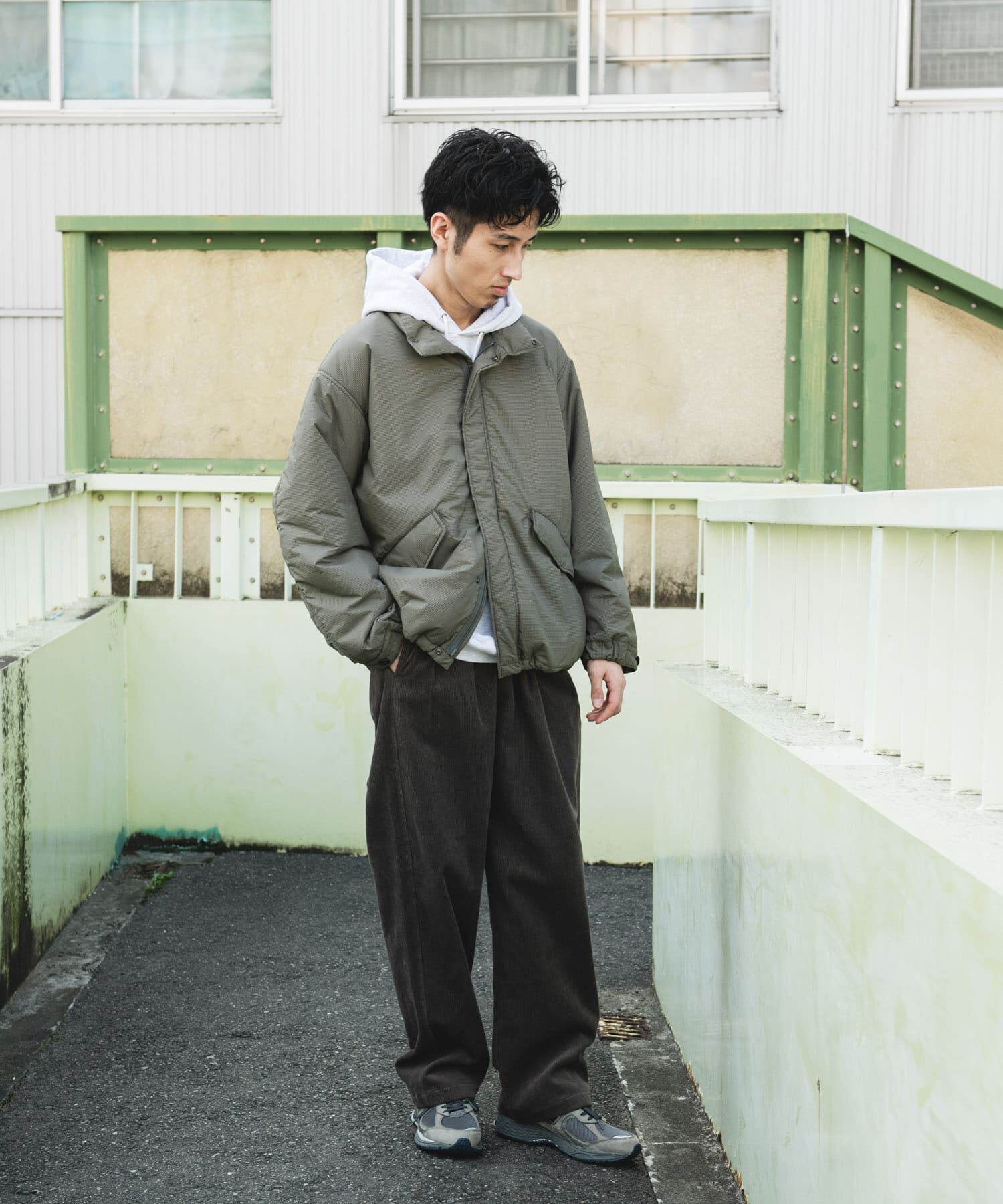 URBAN RESEARCH DOORS「中綿ショートモッズコート」|ミリタリー・モッズコート|