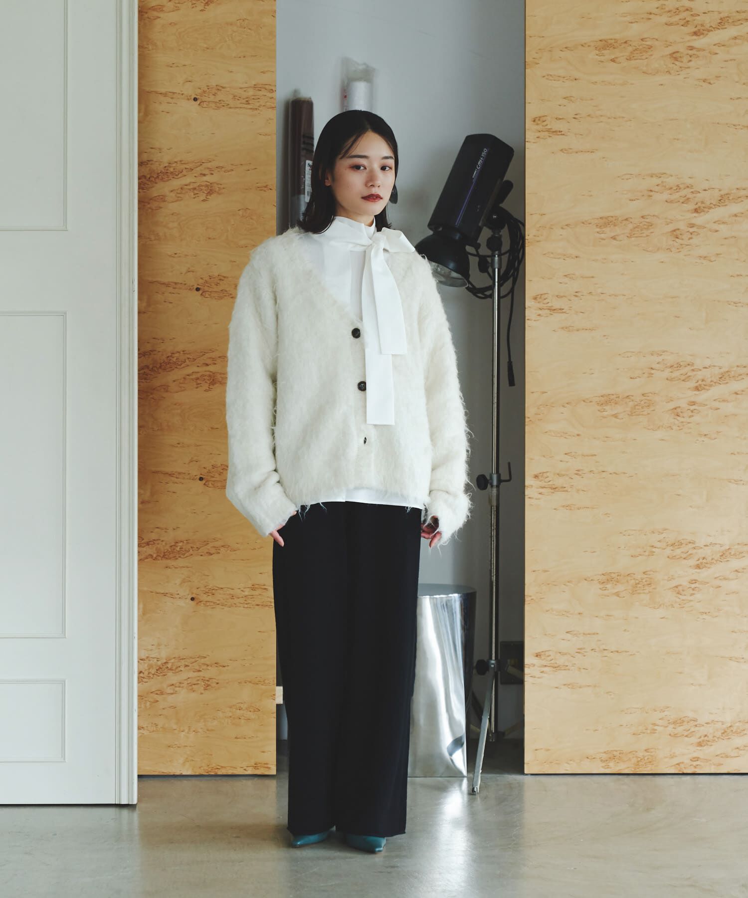 URBAN RESEARCH ROSSO「Mewl　ファーカーディガン」|カーディガン|