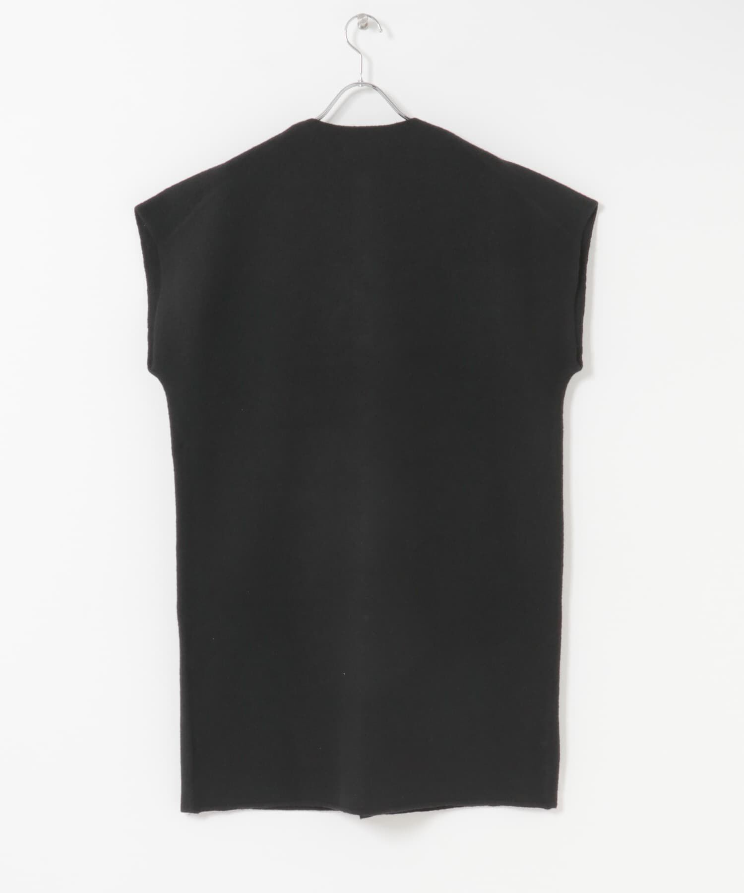 かぐれ「圧縮ウールフレンチロングジレ」|ベスト・ジレ|