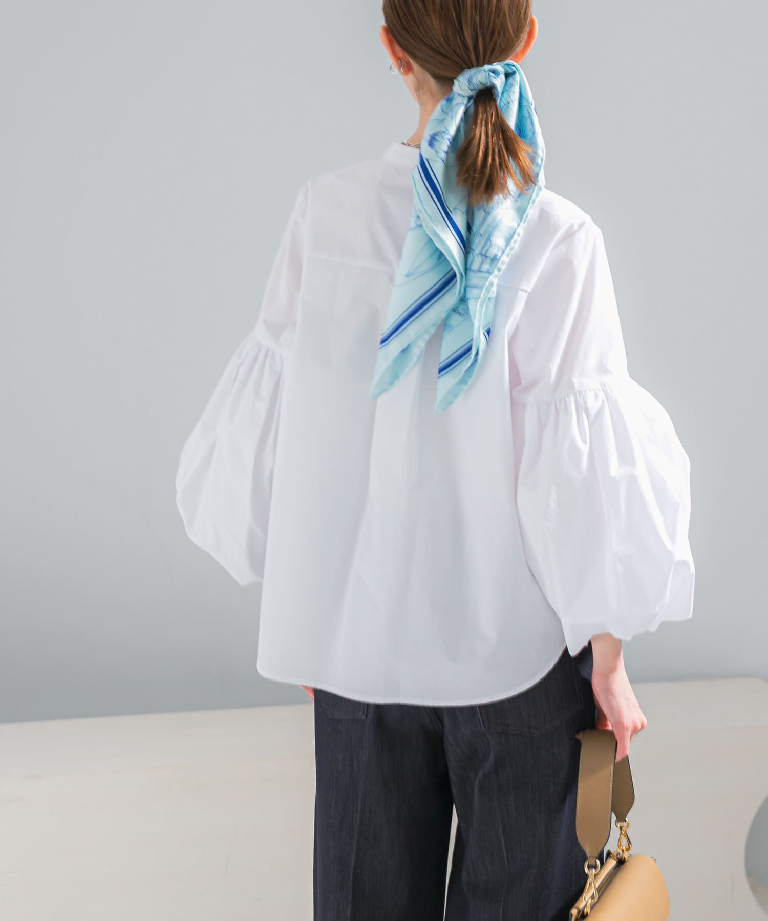 URBAN RESEARCH ROSSO「ボリュームスリーブシャツブラウス」|シャツ・ブラウス|