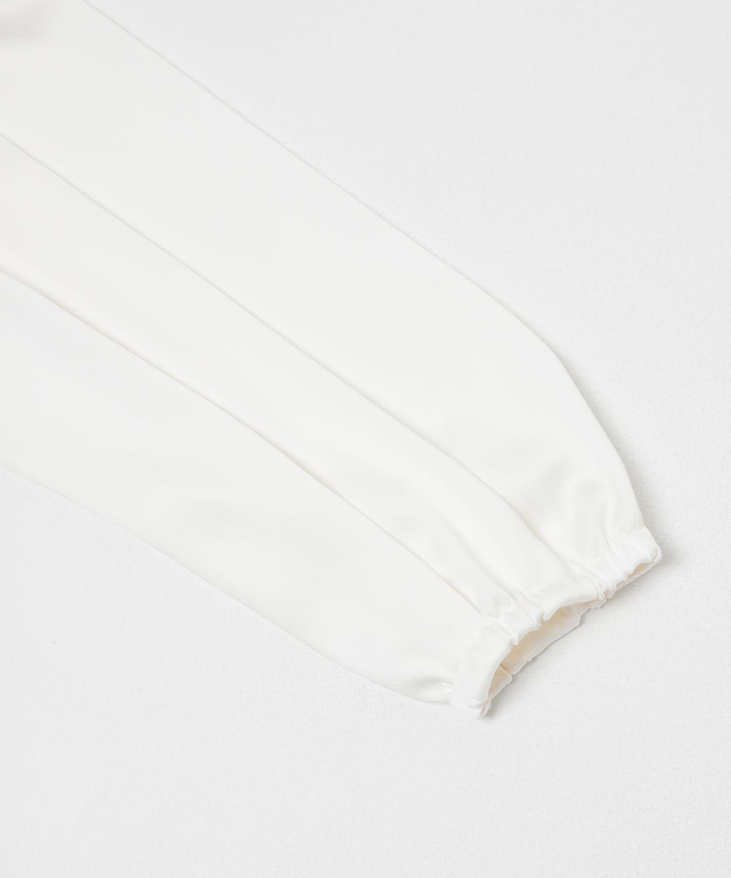 URBAN RESEARCH ROSSO「ハンマーサテンギャザーブラウス」|シャツ・ブラウス|