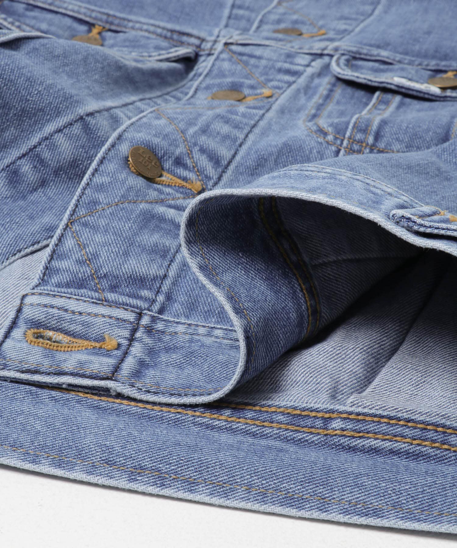 URBAN RESEARCH ROSSO「『別注』Lee101&times;ROSSO　NOCOLLAR SHORT JACKET」|デニムジャケット|