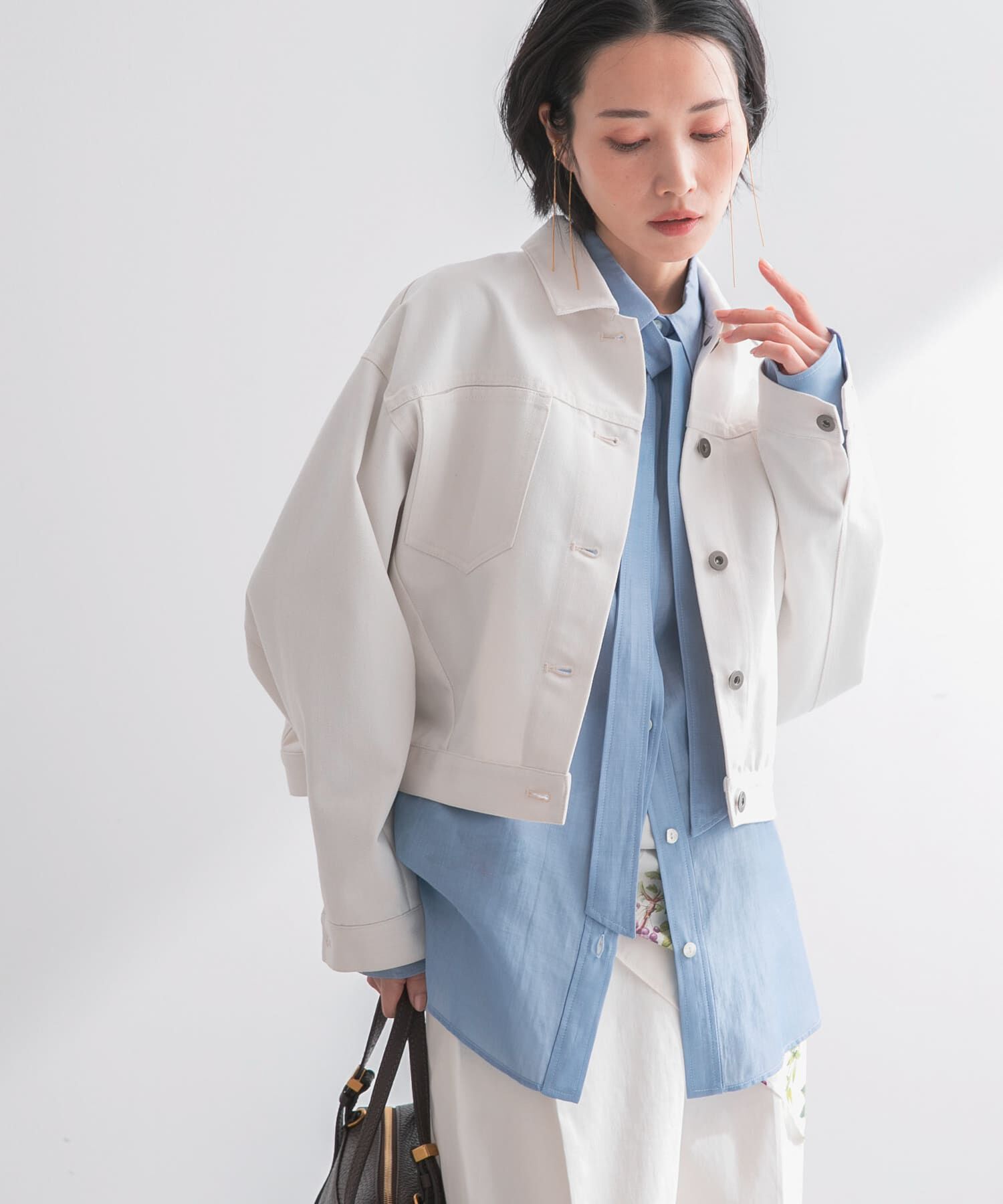 URBAN RESEARCH ROSSO「デニムドルマンジャケット」|デニムジャケット|