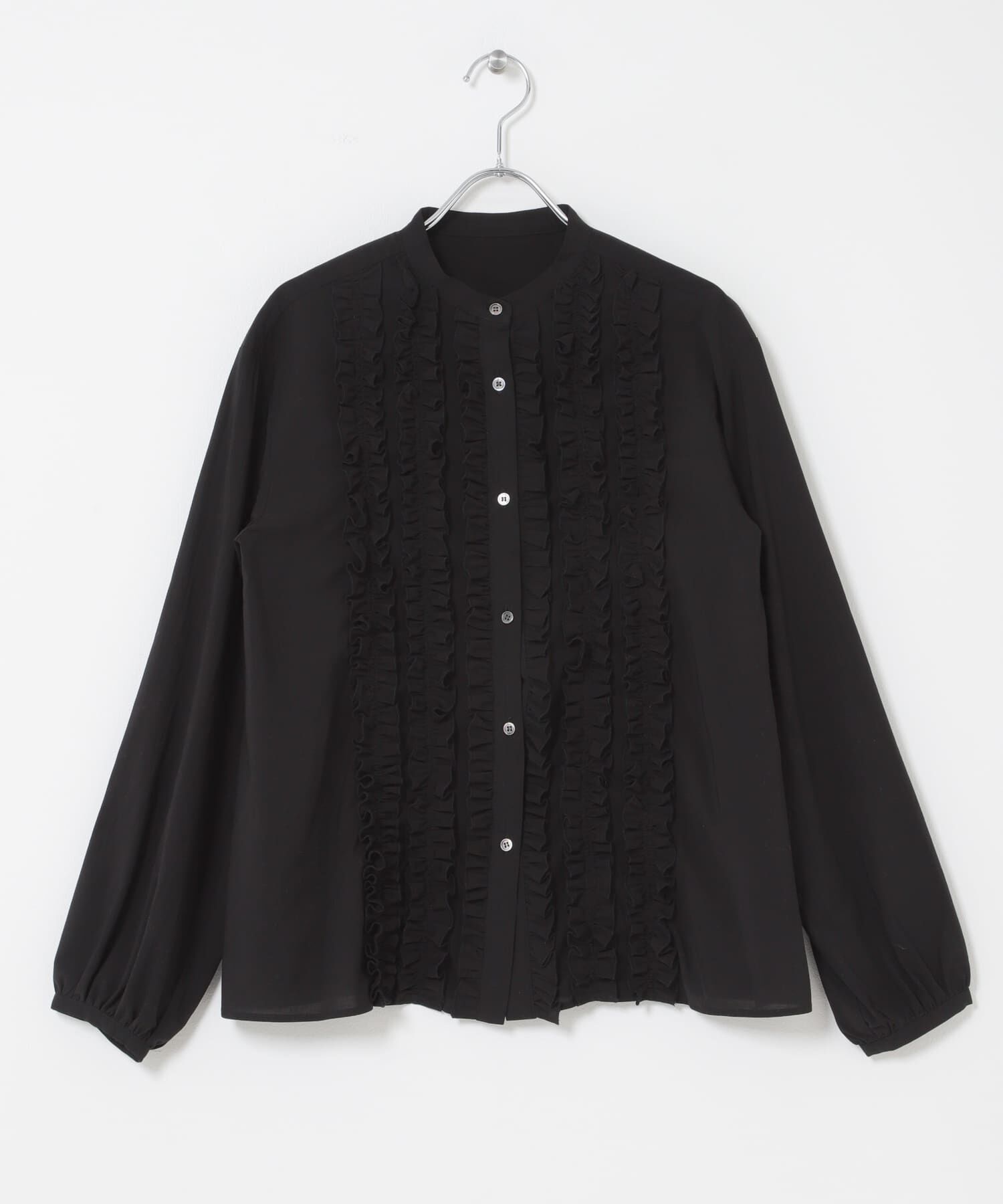 URBAN RESEARCH ROSSO「『WEB限定』フロントフリルデザインブラウス」|シャツ・ブラウス|