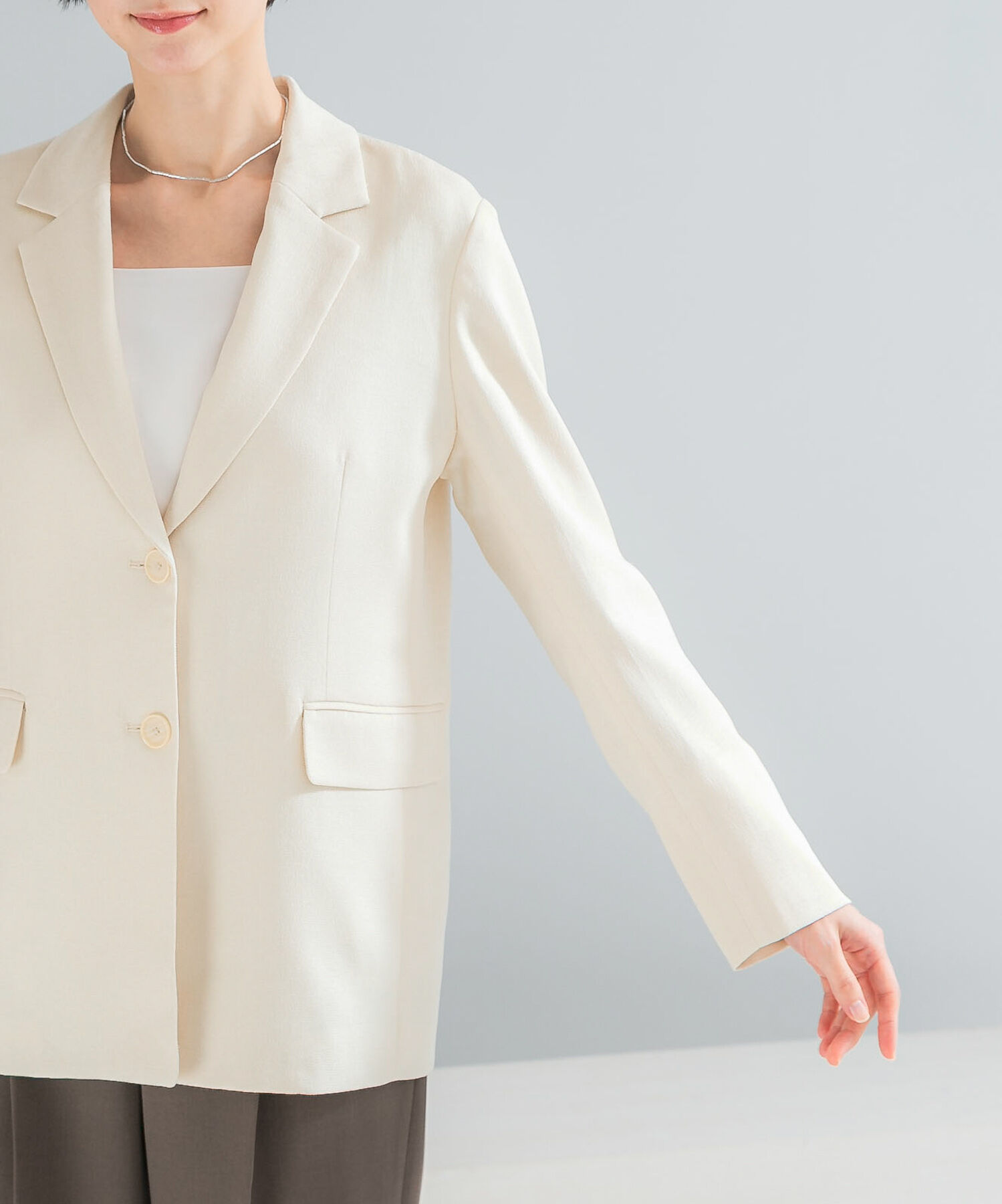 URBAN RESEARCH ROSSO「リネンライクシングルテーラードジャケット」|その他|