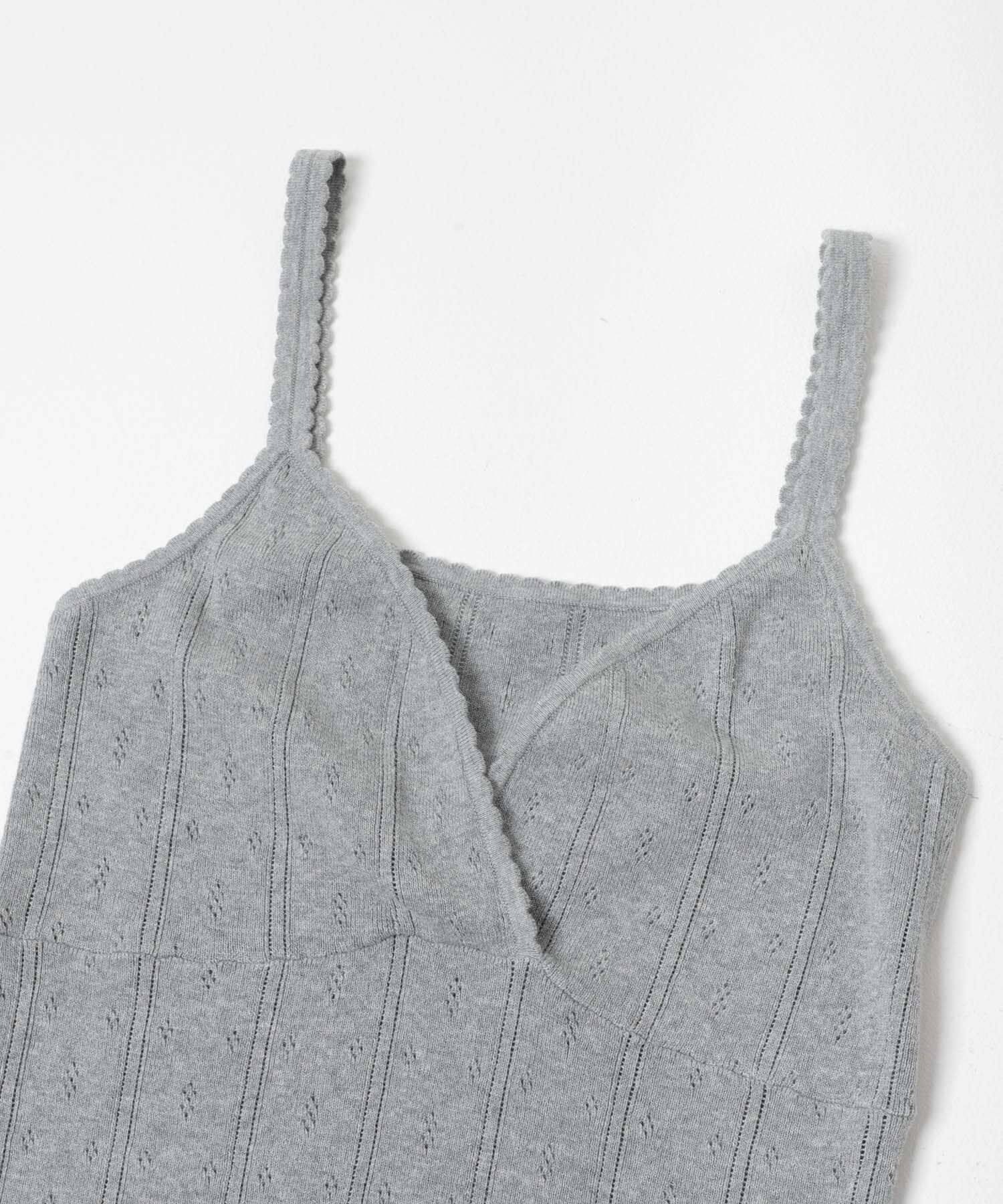 URBAN RESEARCH「パターンメッシュニットキャミソール」|ニット・セーター|