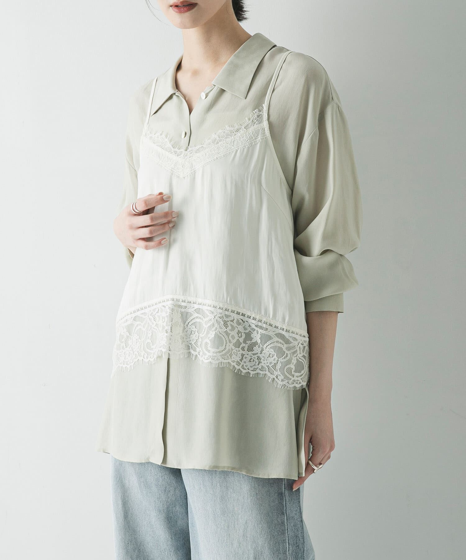 URBAN RESEARCH「レースキャミソール」|キャミソール|