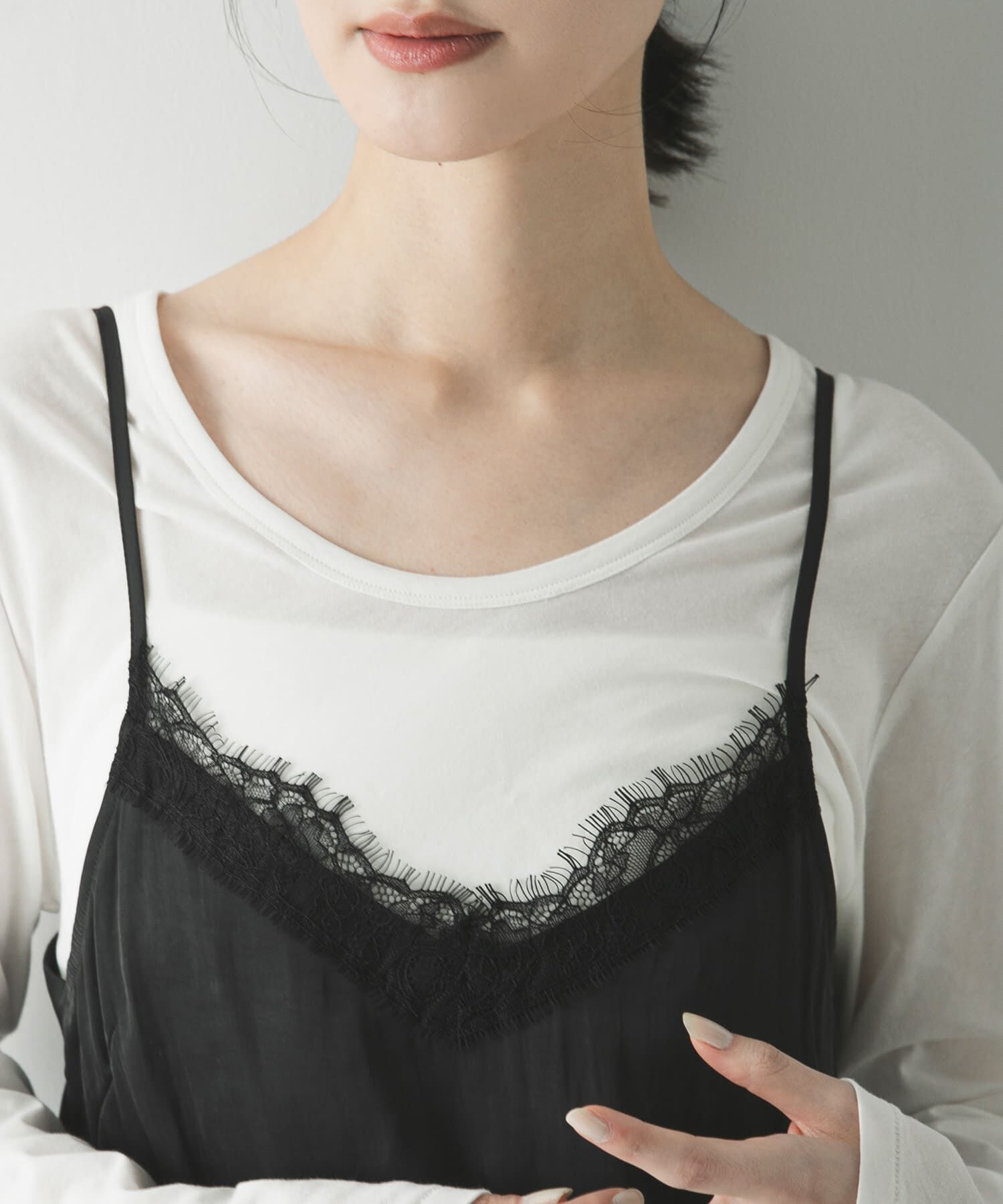 URBAN RESEARCH「レースキャミソール」|キャミソール|