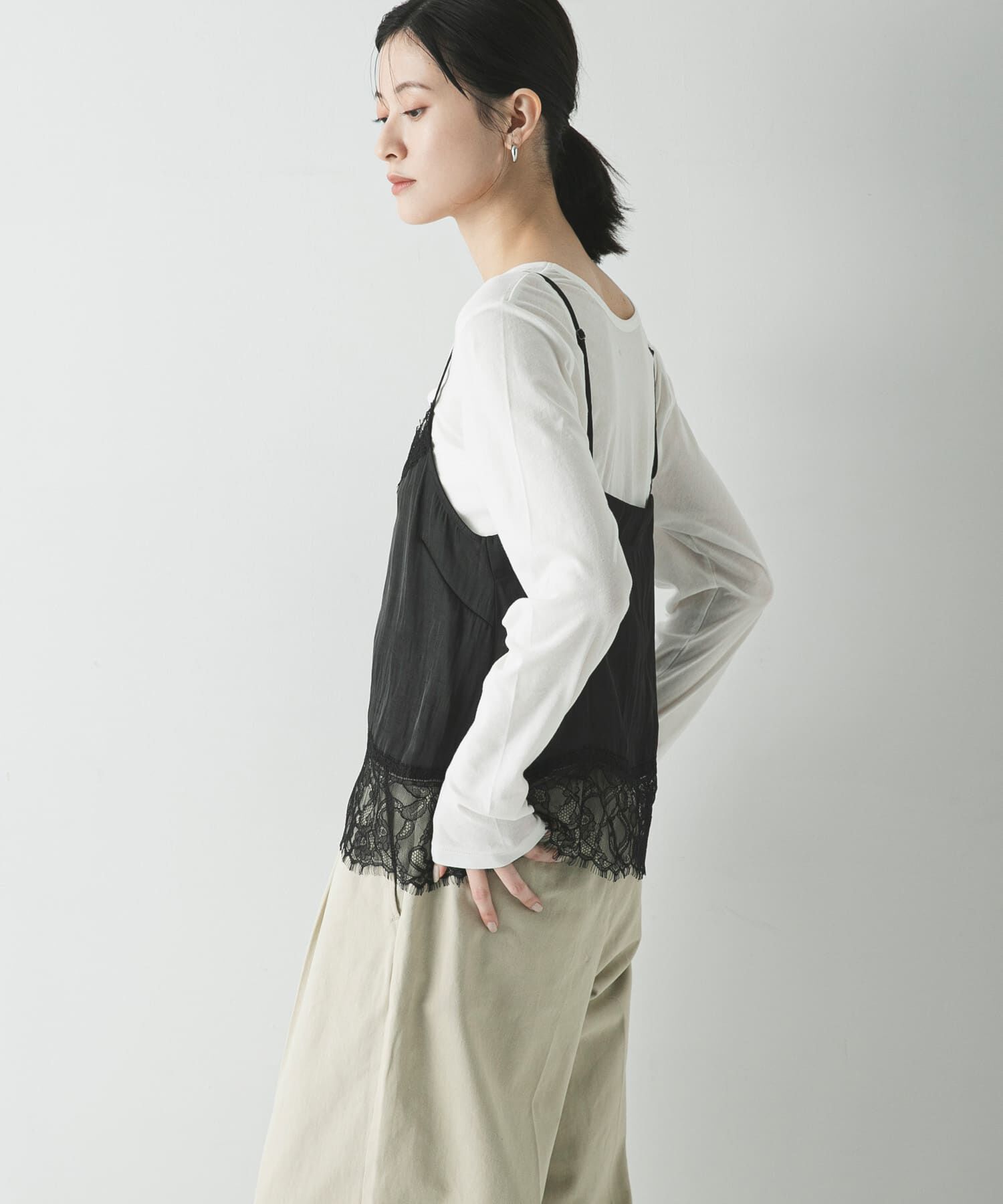 URBAN RESEARCH「レースキャミソール」|キャミソール|