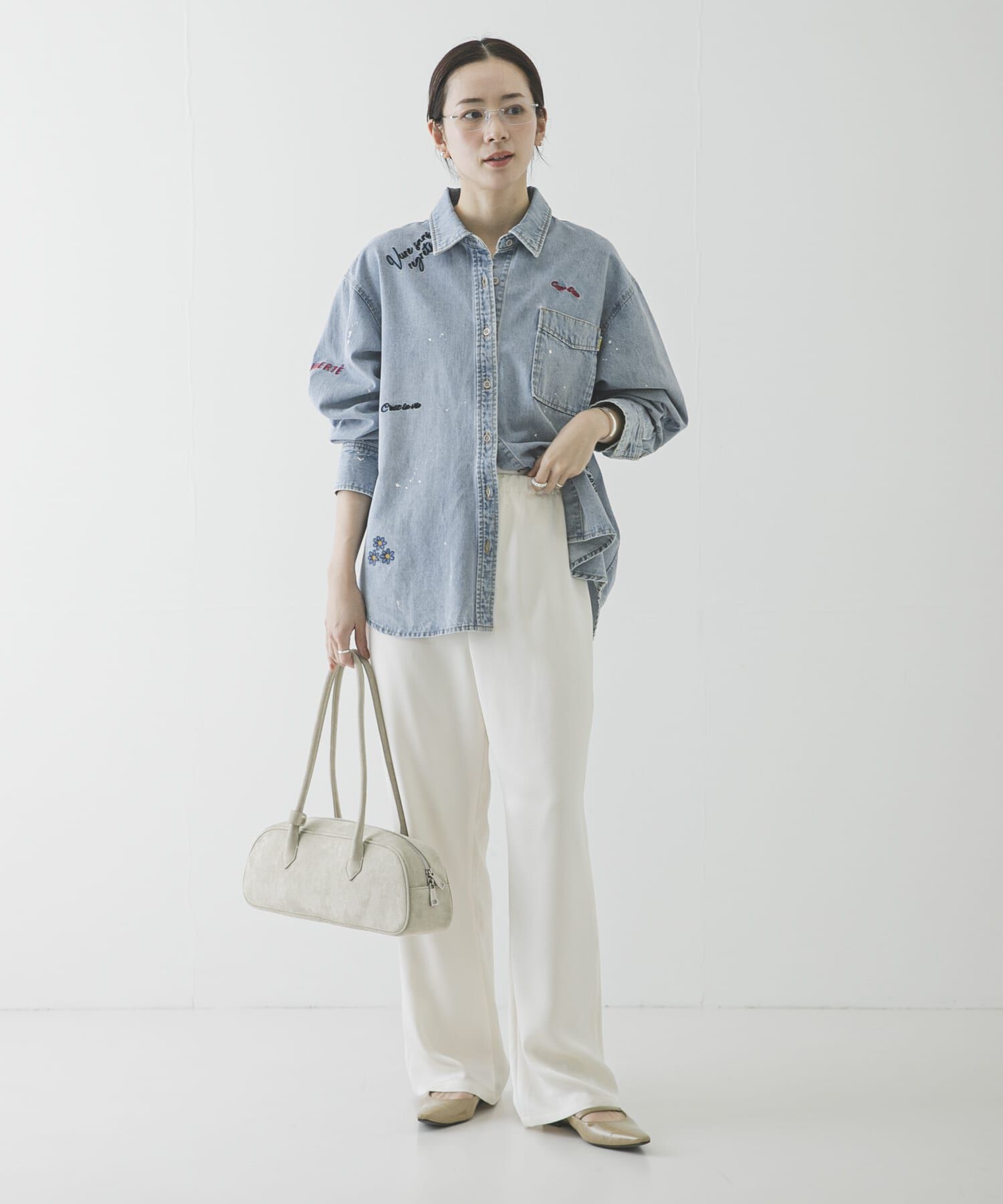 URBAN RESEARCH「サテンイージーセミフレアパンツ」|その他|