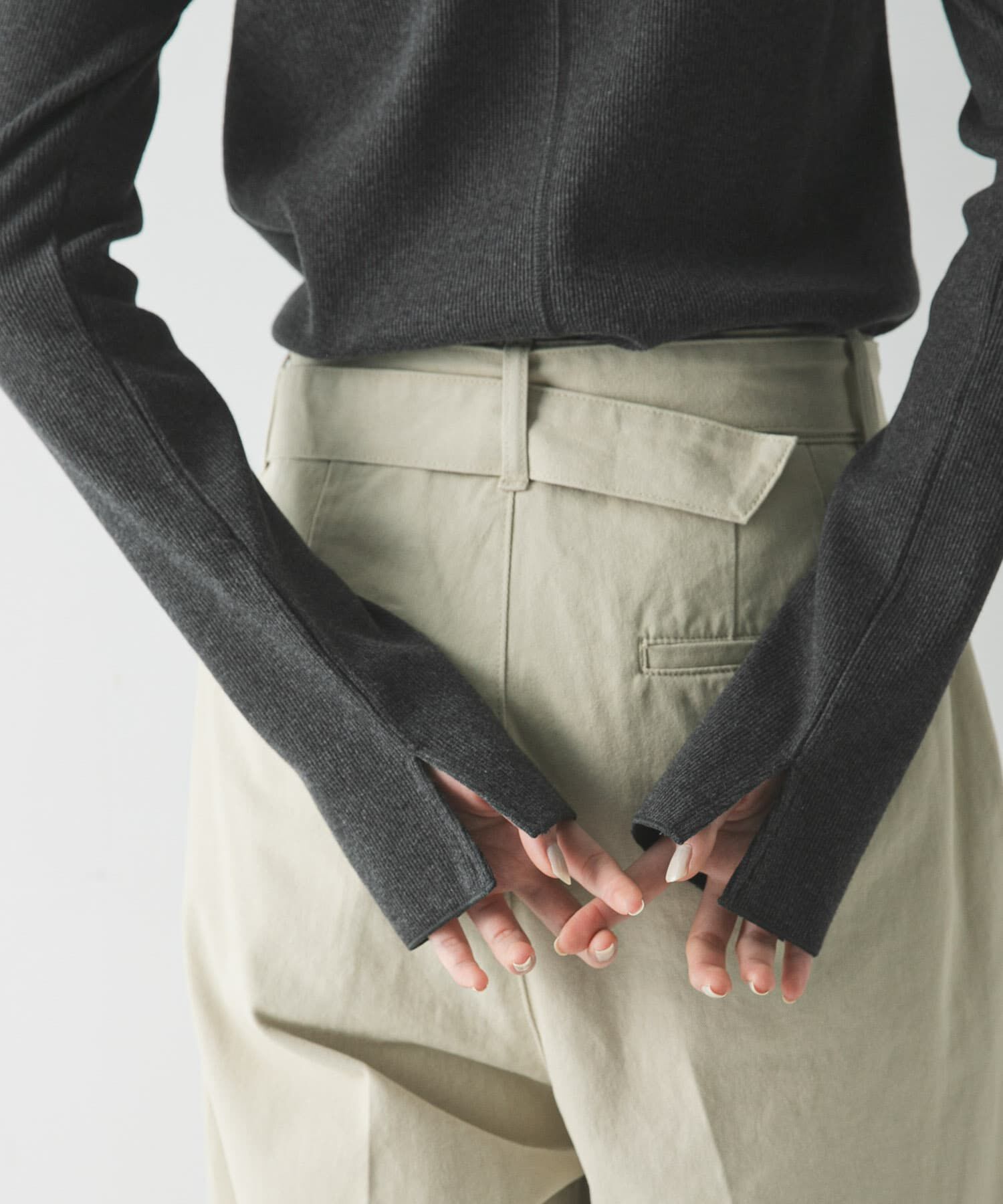 URBAN RESEARCH「ストレッチリブカットソー」|Tシャツ・カットソー|