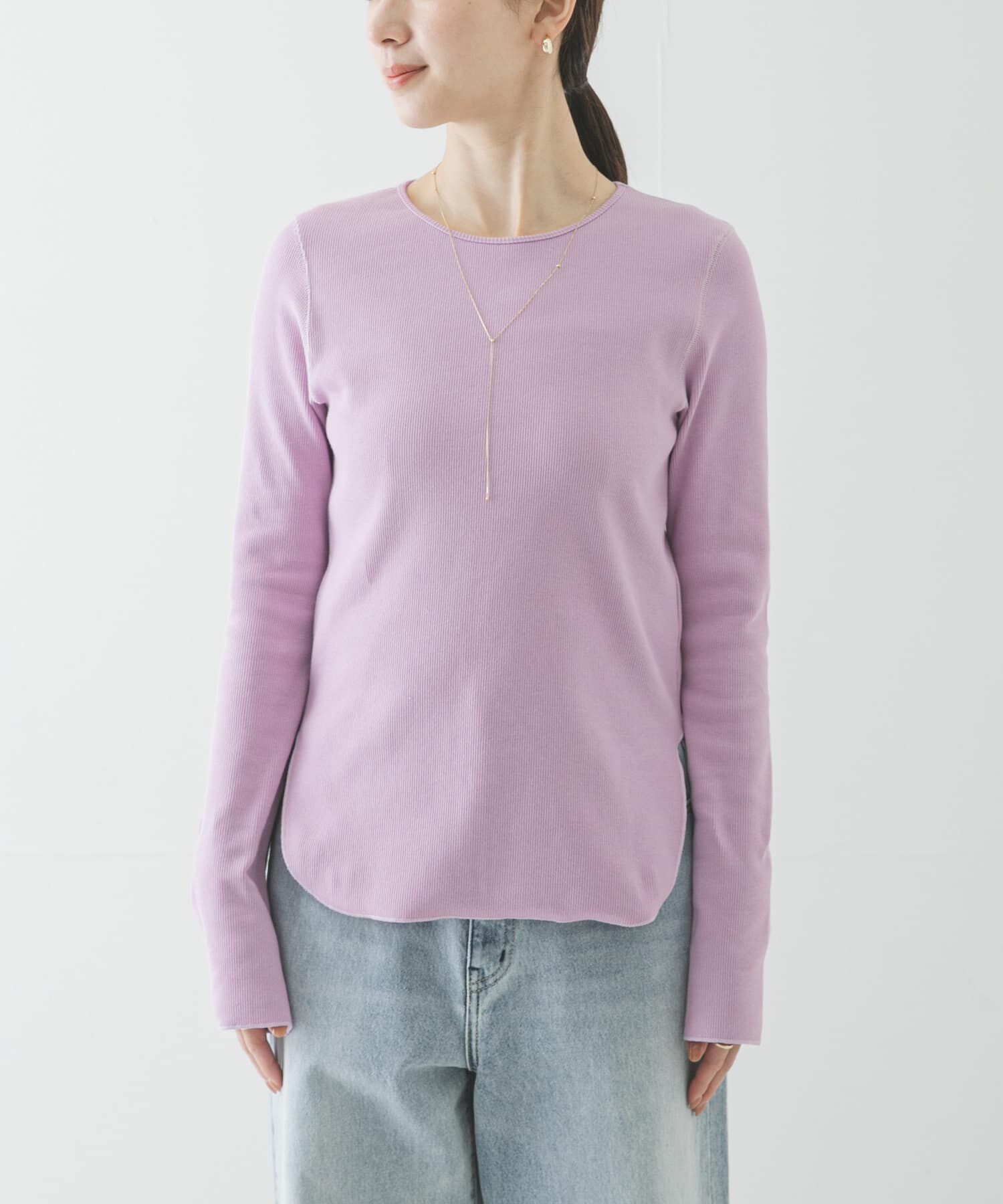 URBAN RESEARCH「ストレッチリブカットソー」|Tシャツ・カットソー|