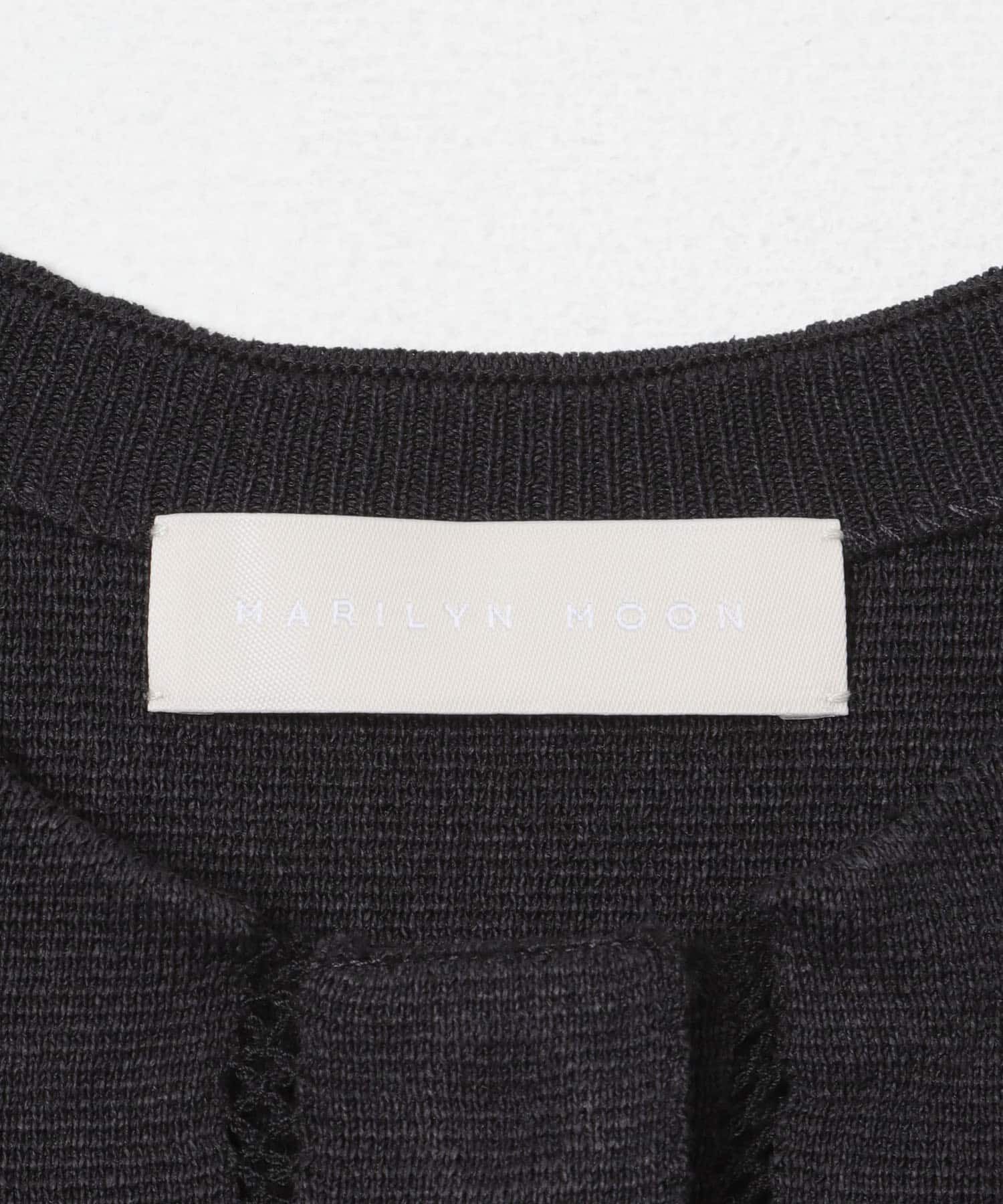 URBAN RESEARCH ROSSO「MARILYN MOON　PAPER KNIT EMBROIDERY JACKET」|ノーカラージャケット|