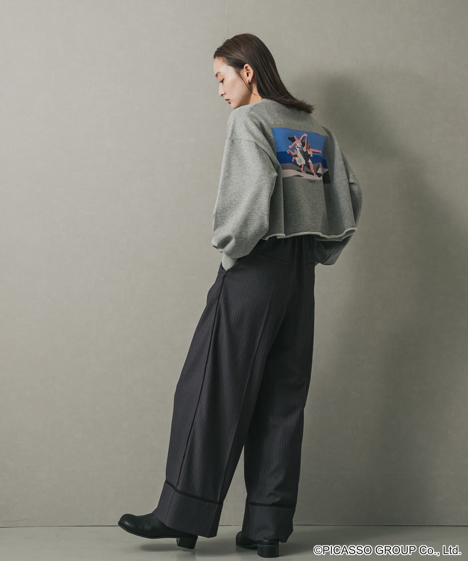 SENSE OF PLACE by URBAN RESEARCH「PICASSOレースアップクロップドトップ」|Tシャツ・カットソー|